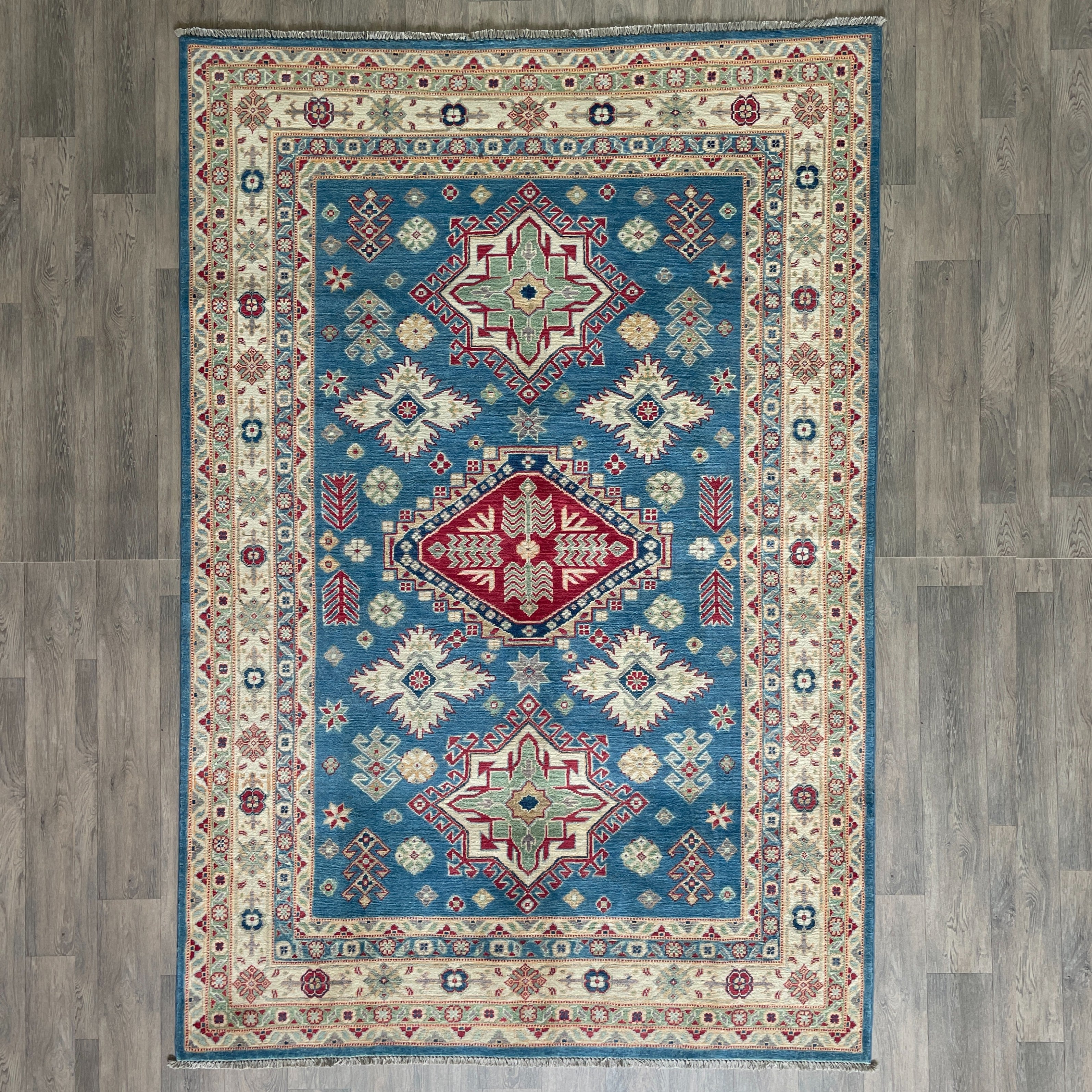 272 x 184 cm | Afghan Kazak Yakash Rug - Khorasan Rugs