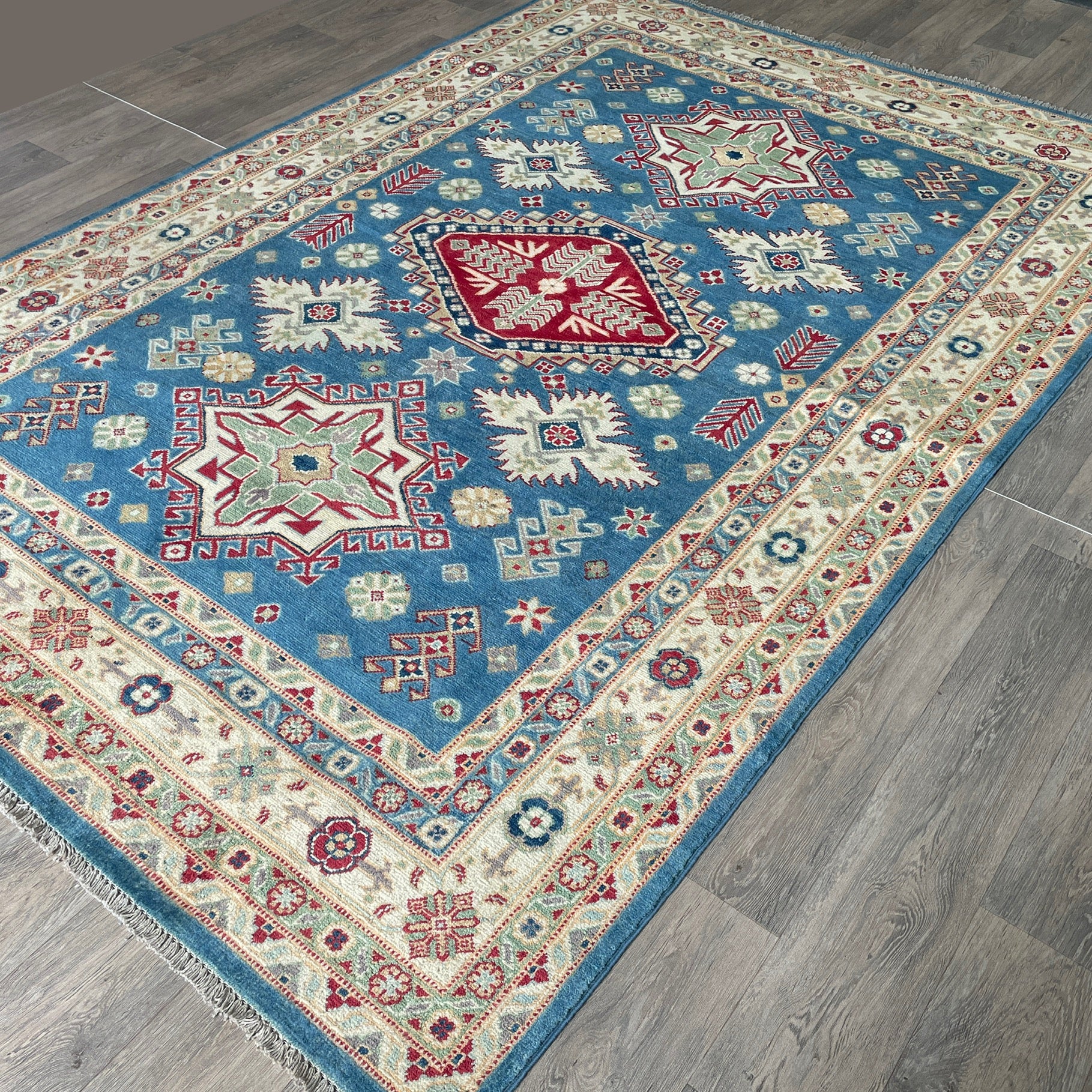 272 x 184 cm | Afghan Kazak Yakash Rug