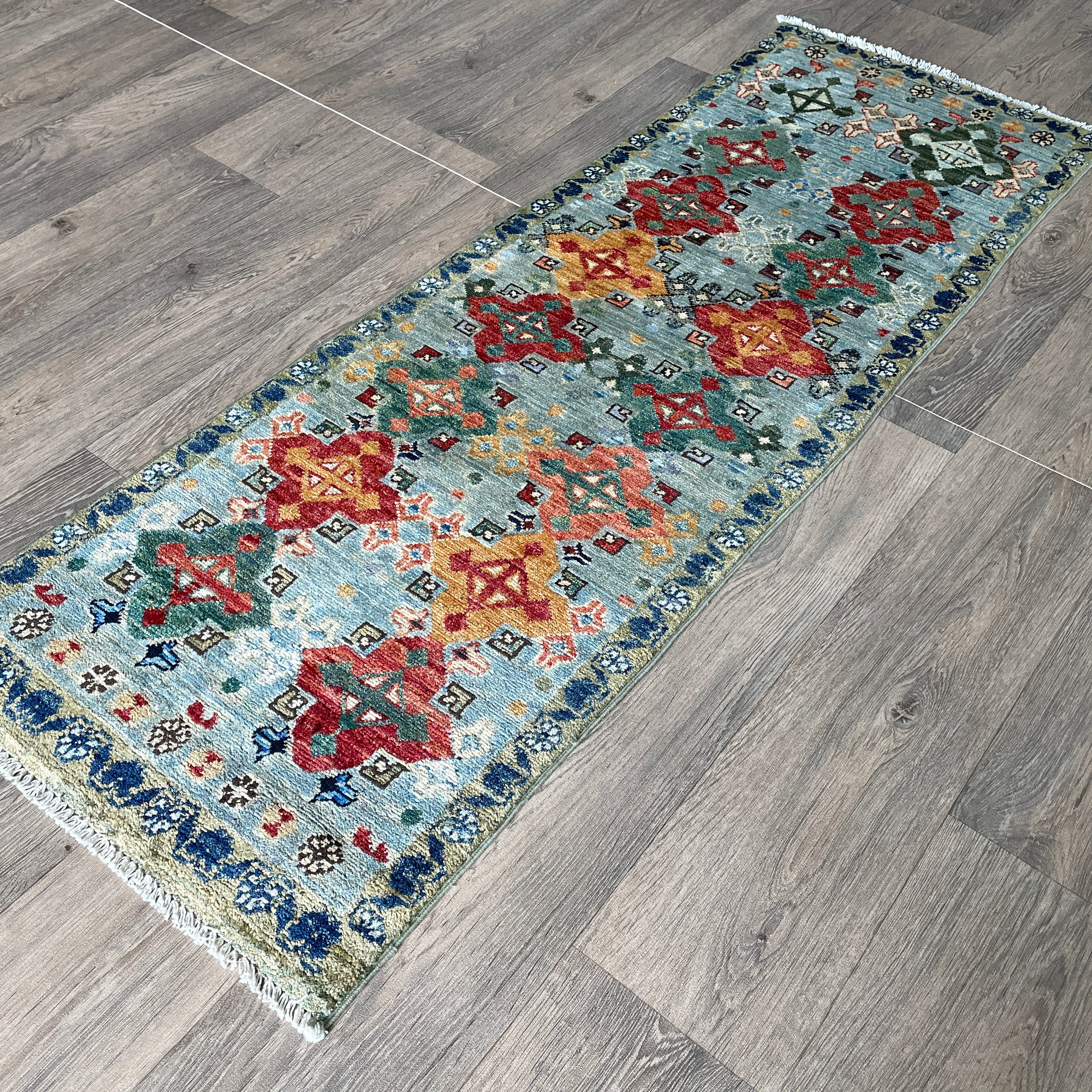 Afghan Kazak Runner