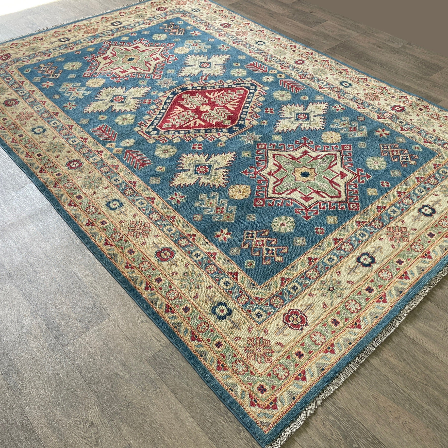 272 x 184 cm | Afghan Kazak Yakash Rug
