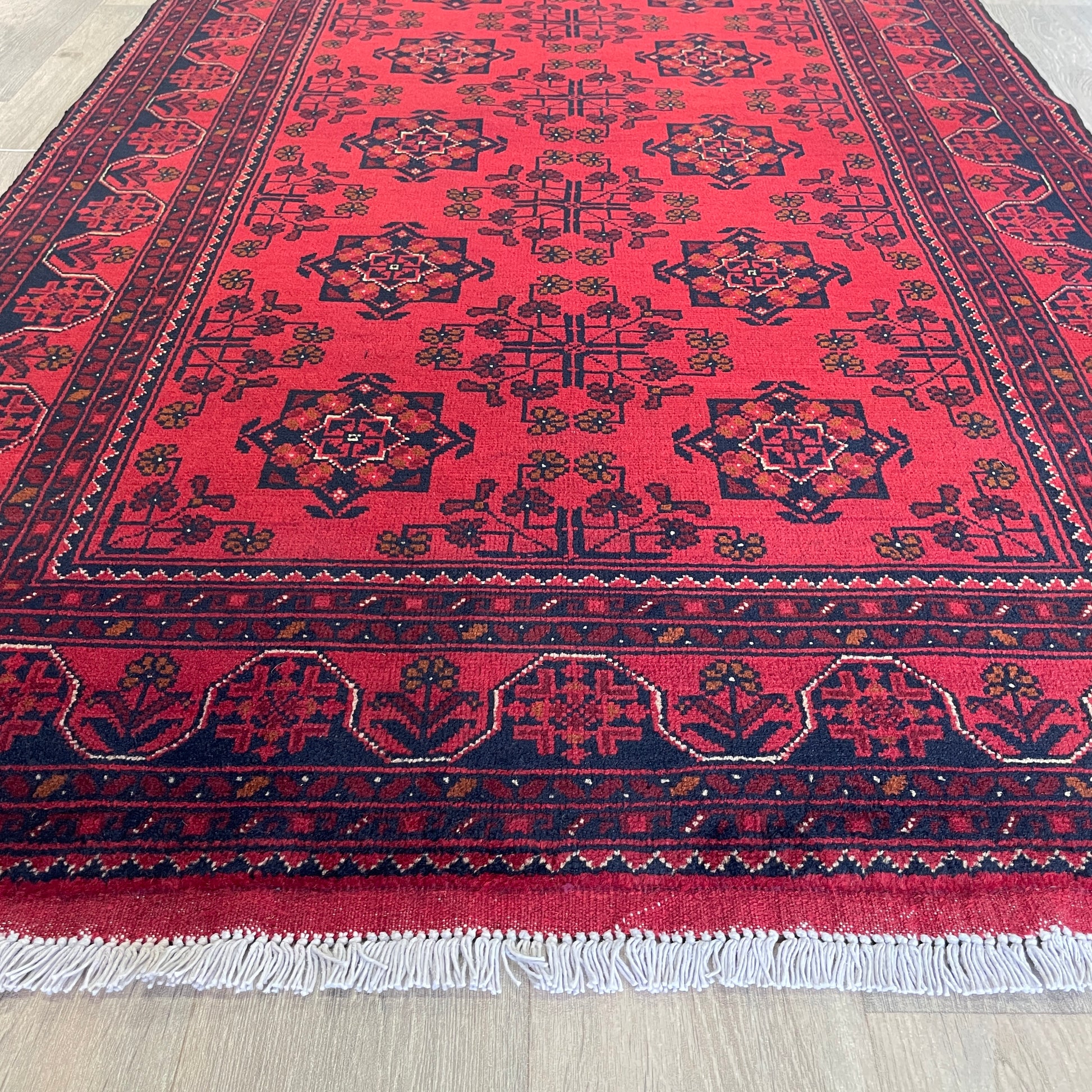 205 x 123 cm | Afghan Khal Muhammadi Rug