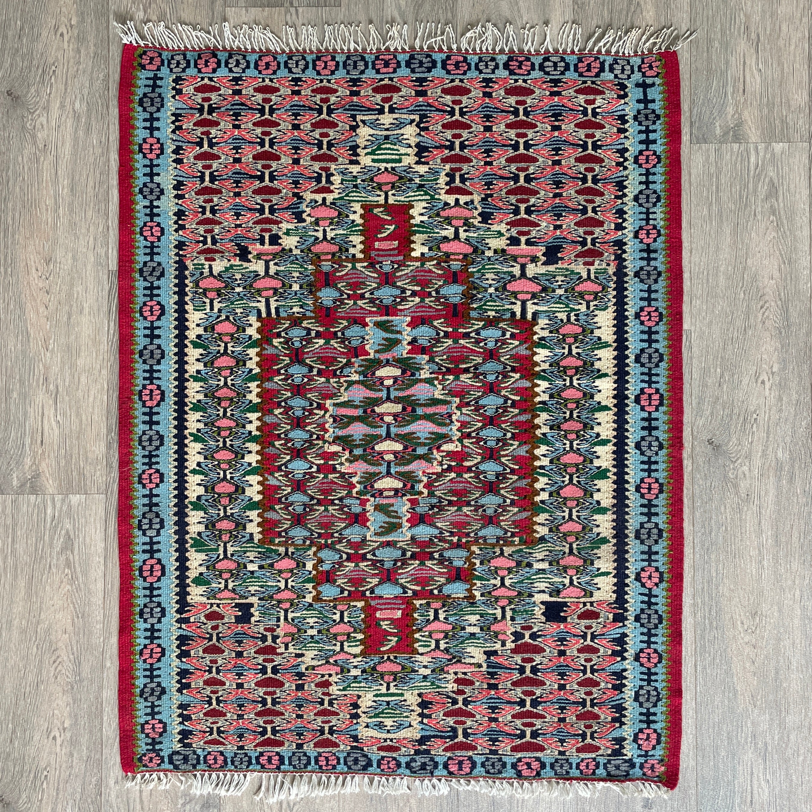 Persian Senneh Kilim Rug