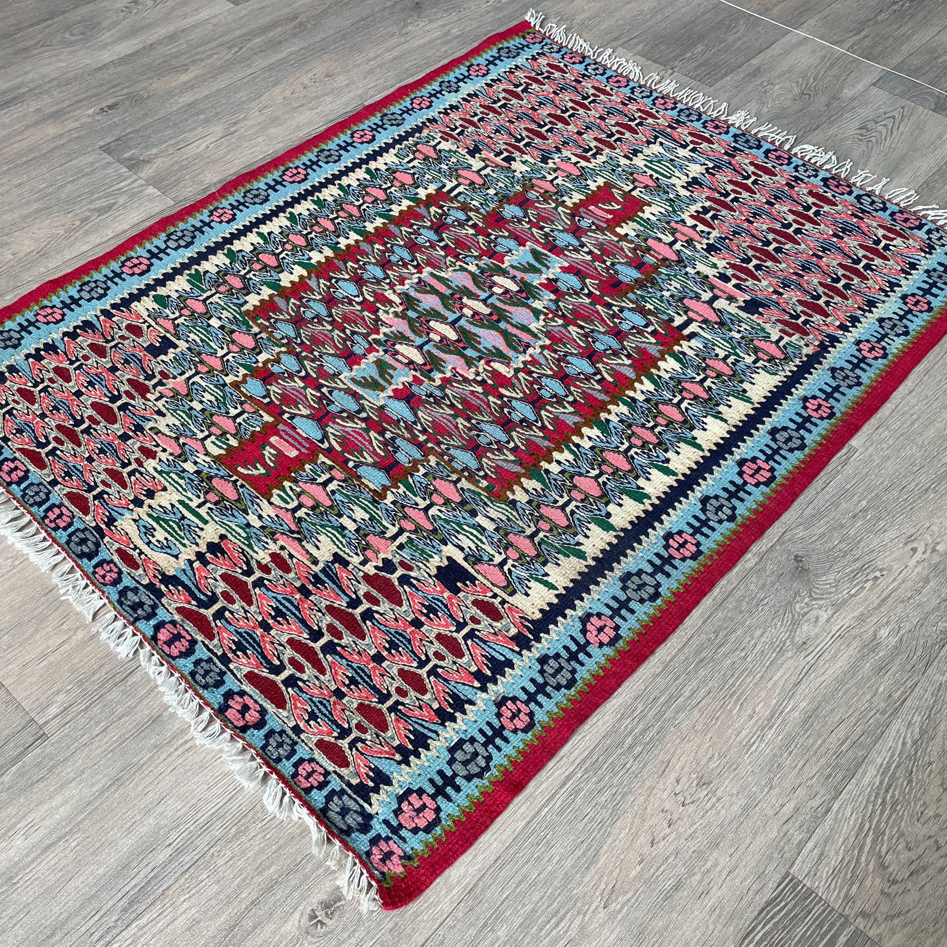 Persian Senneh Kilim Rug