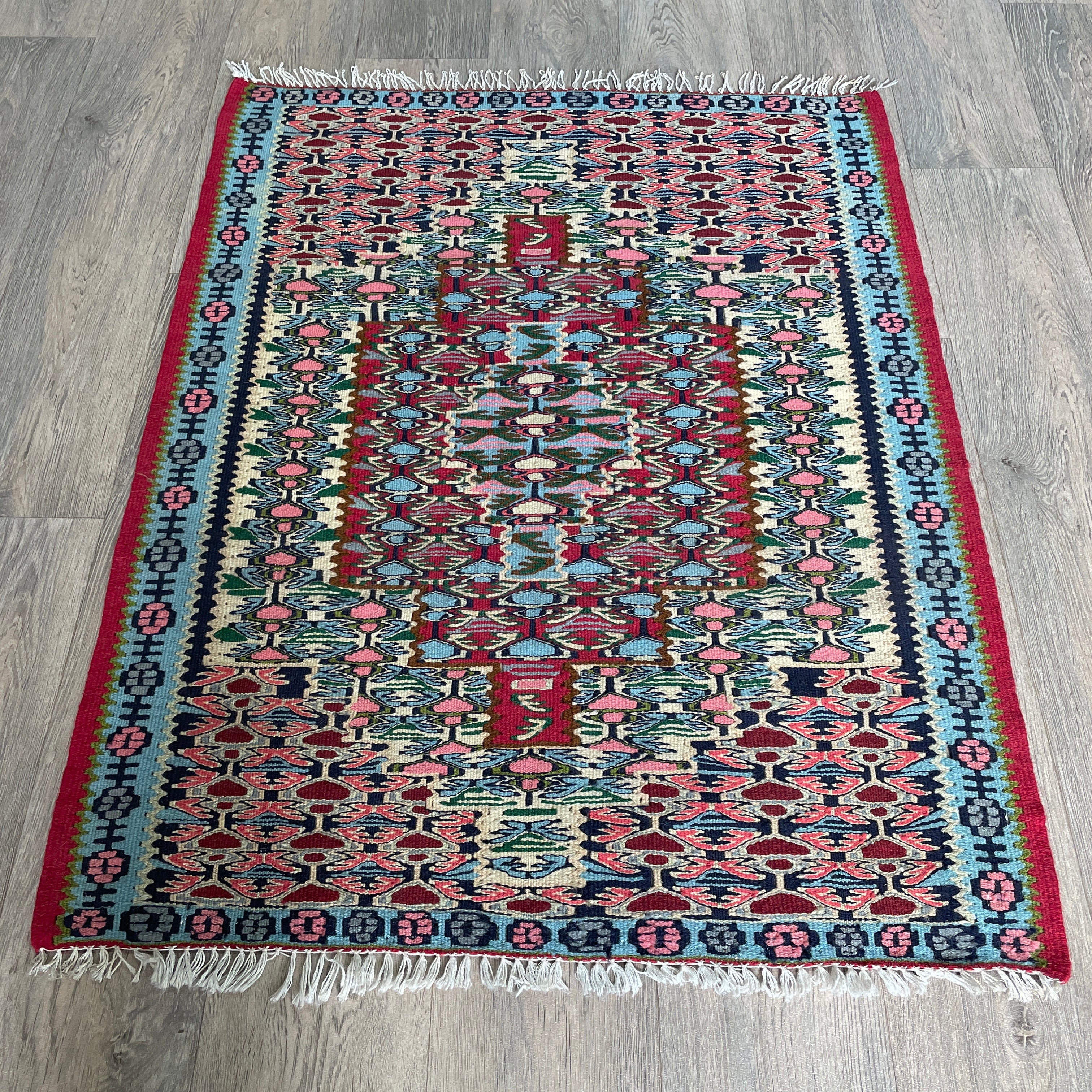 Persian Senneh Kilim Rug