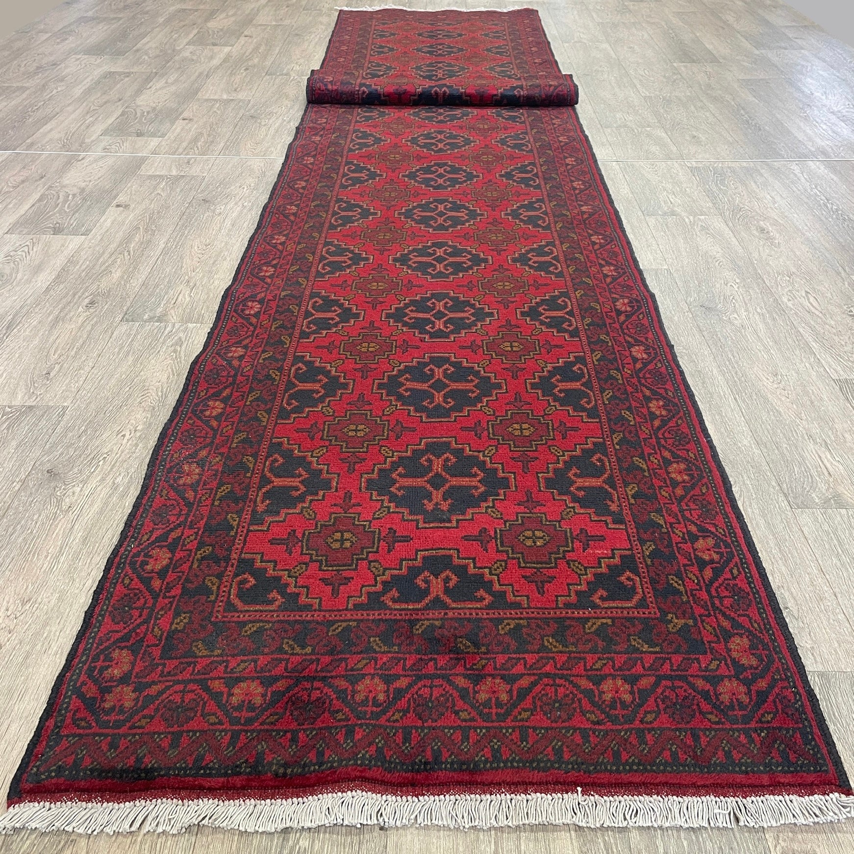 405 x 78 cm | Afghan Khal Muhammadi Runner