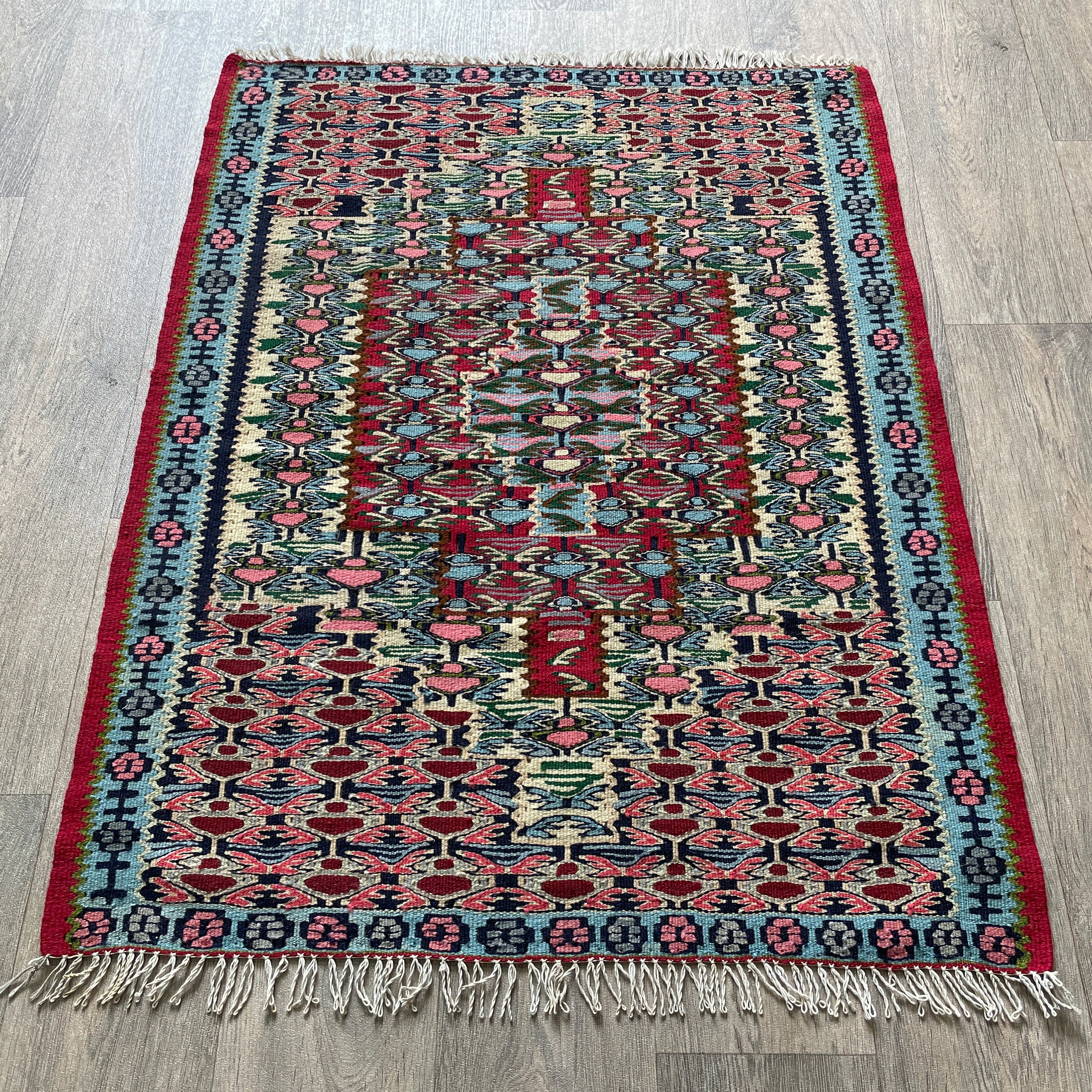 Persian Senneh Kilim Rug