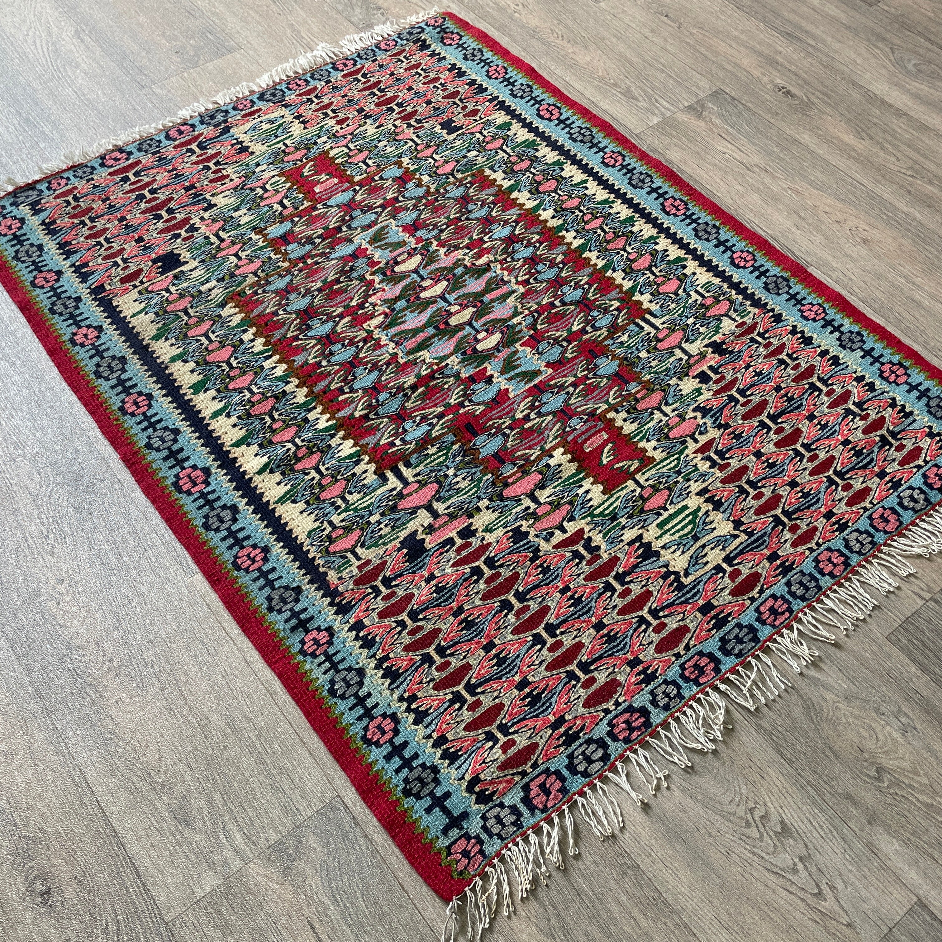 Persian Senneh Kilim Rug