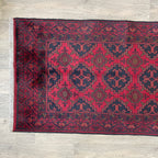 405 x 78 cm | Afghan Khal Muhammadi Runner - Khorasan Rugs