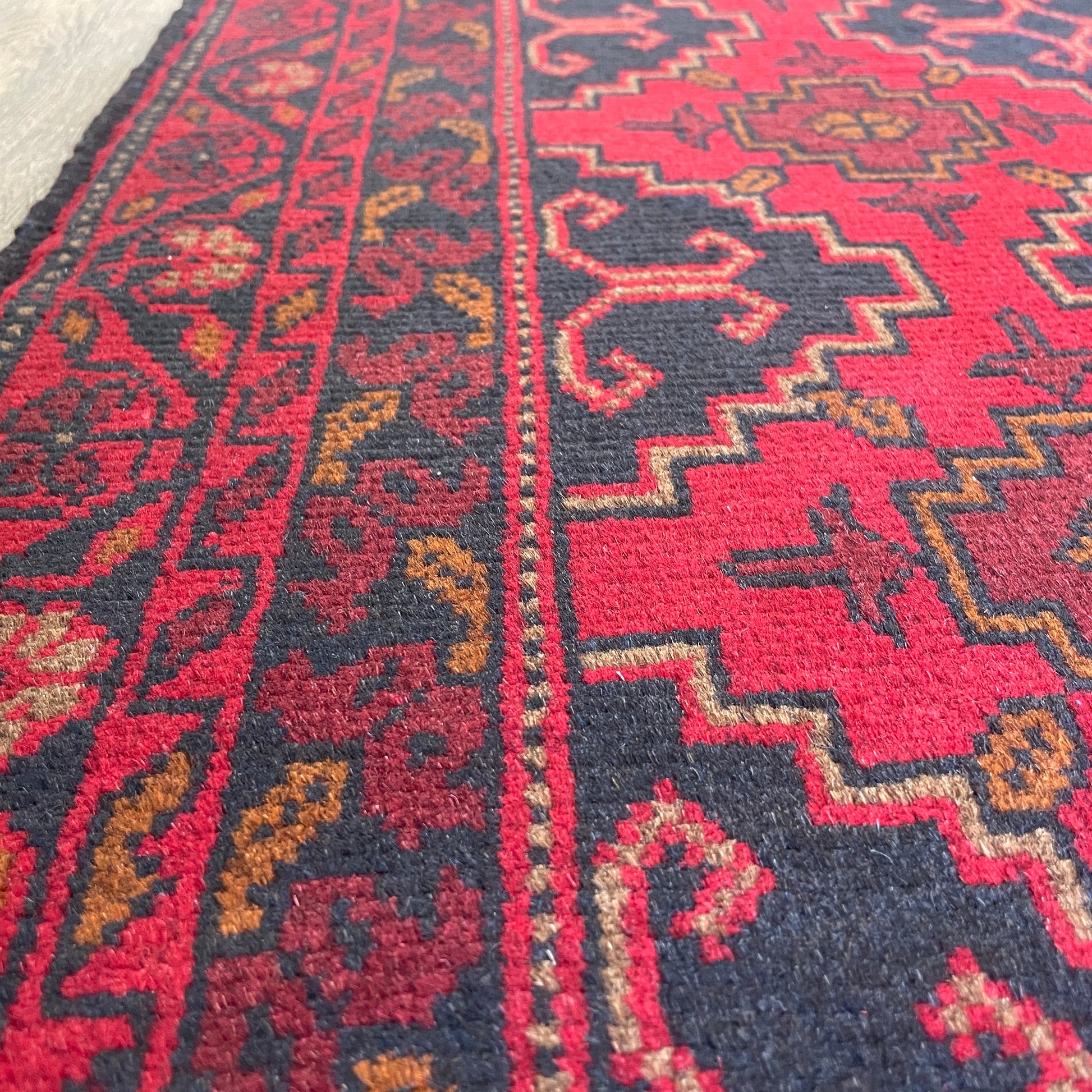 405 x 78 cm | Afghan Khal Muhammadi Runner