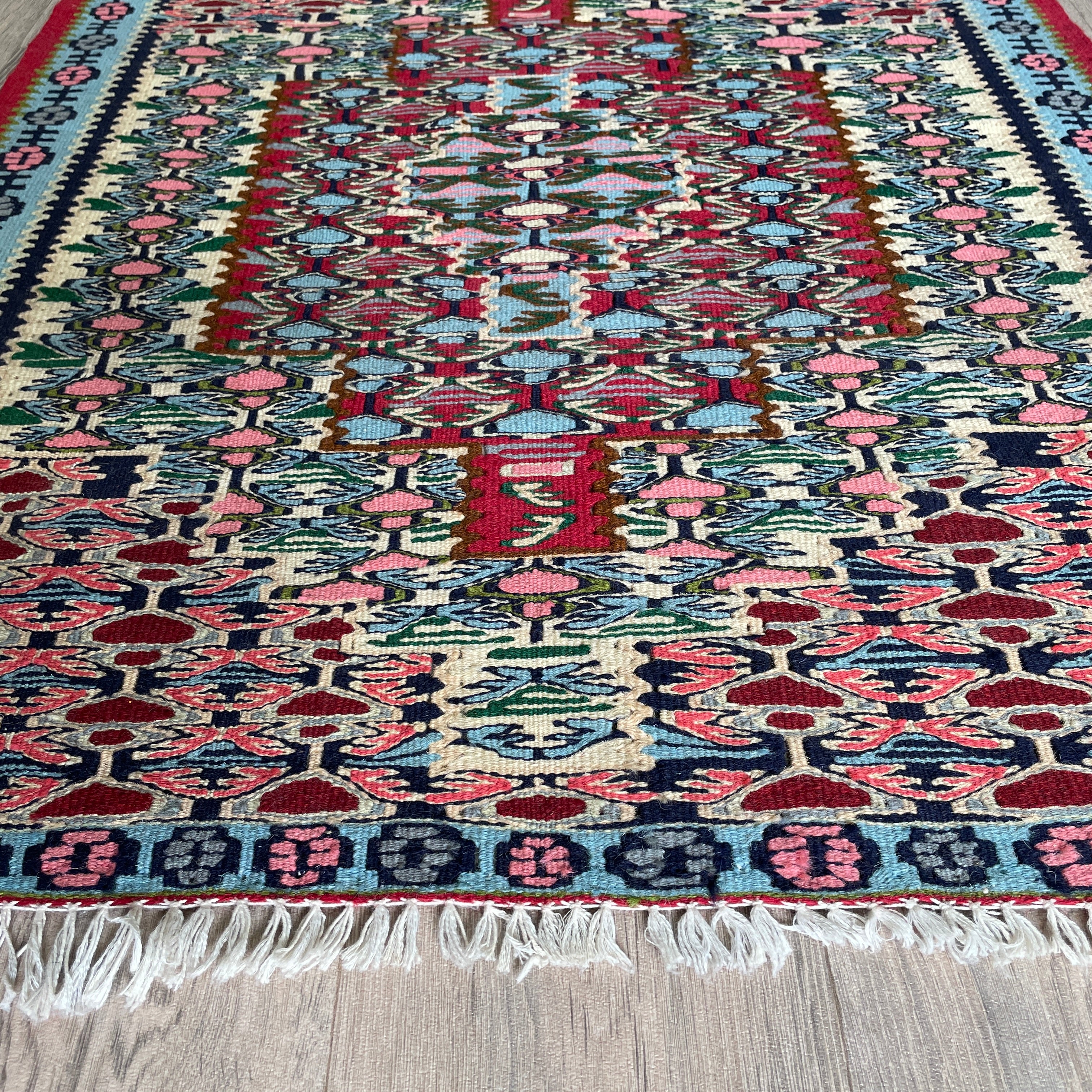 Persian Senneh Kilim Rug