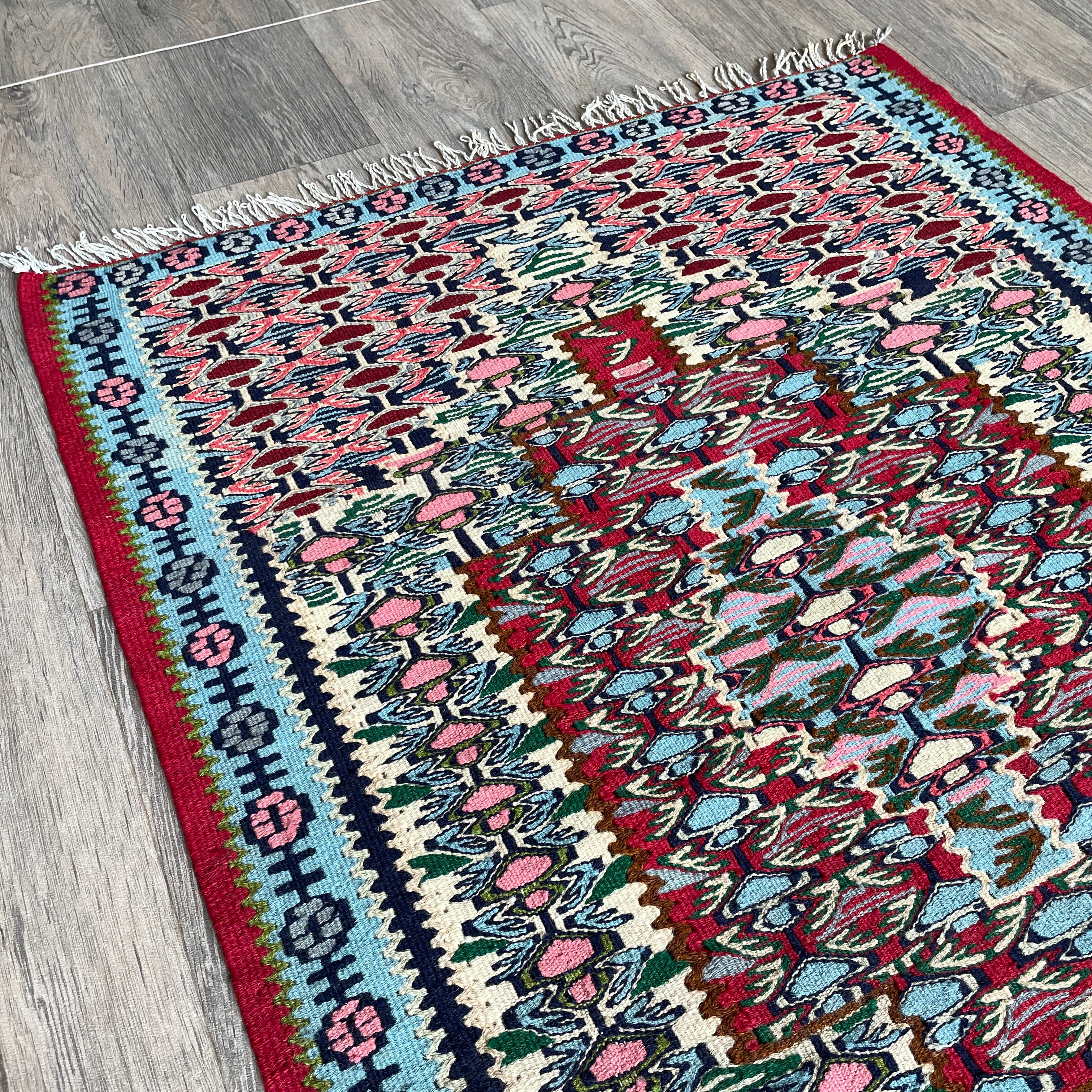 Persian Senneh Kilim Rug