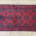 405 x 78 cm | Afghan Khal Muhammadi Runner - Khorasan Rugs