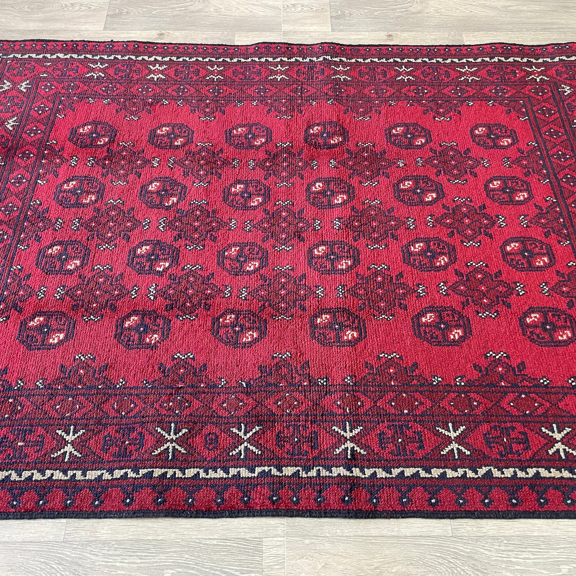180 x 124 cm | Afghan Aqcha Rug