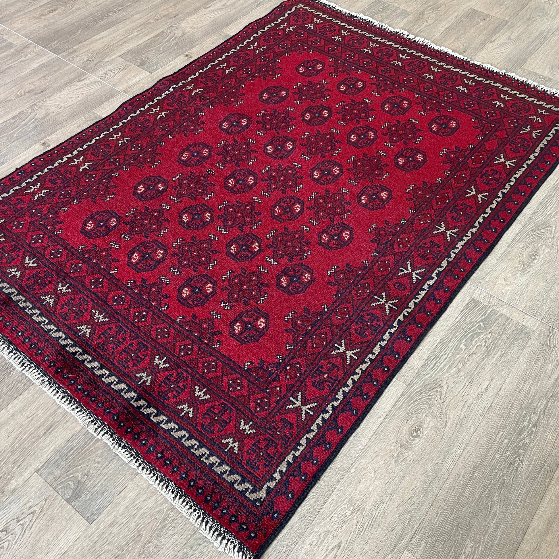 180 x 124 cm | Afghan Aqcha Rug