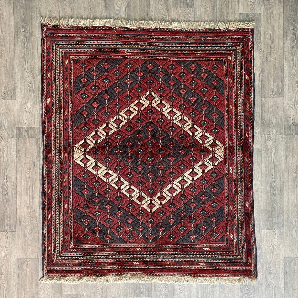 Fine Afghan Mushwani Rug (Belgian Wool)