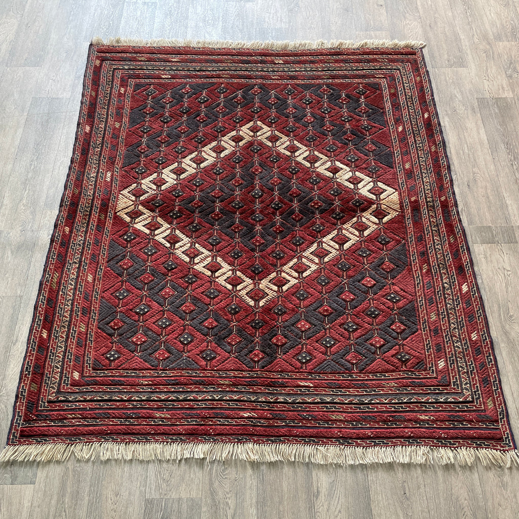 Fine Afghan Mushwani Rug (Belgian Wool)
