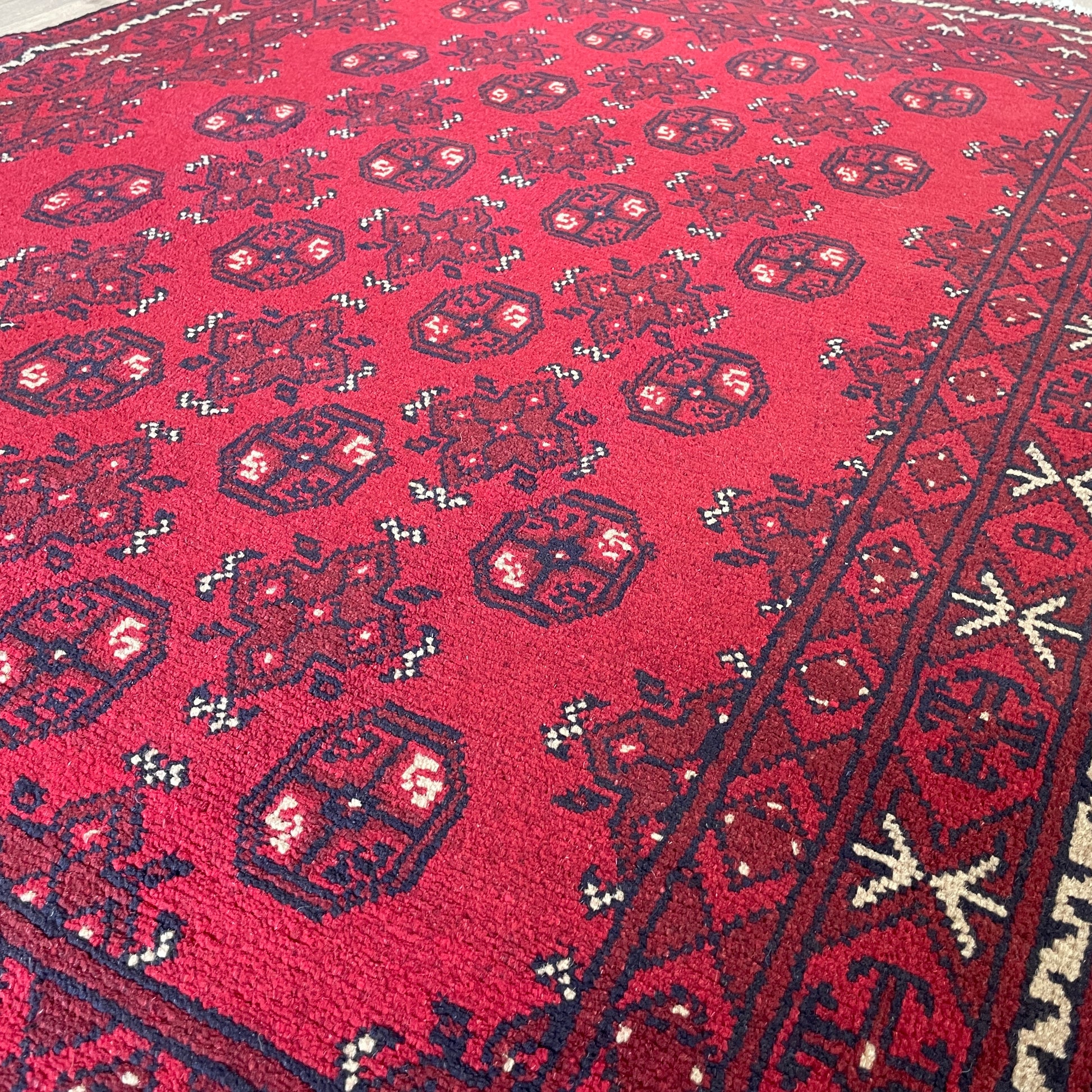 180 x 124 cm | Afghan Aqcha Rug