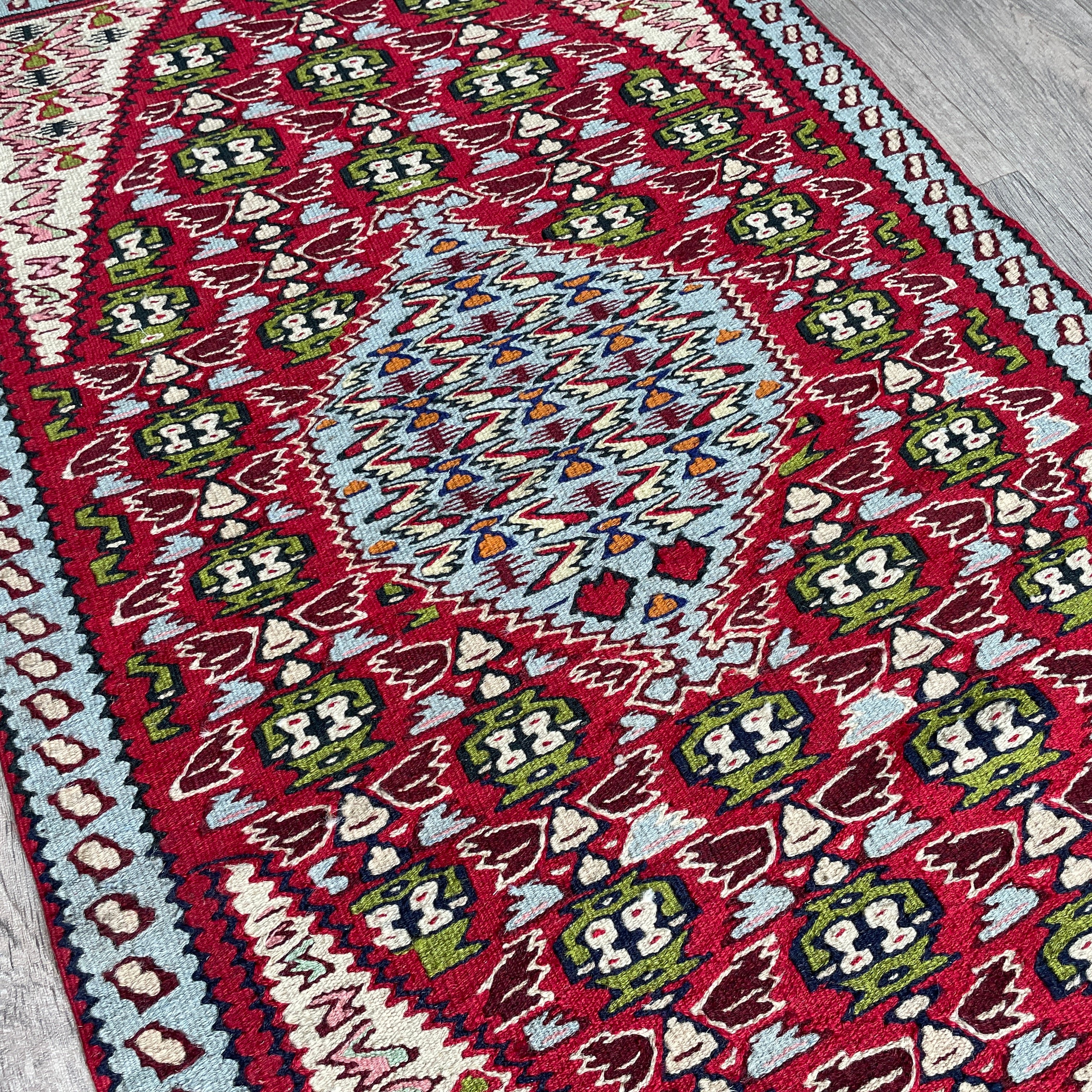 Persian Senneh Kilim Rug