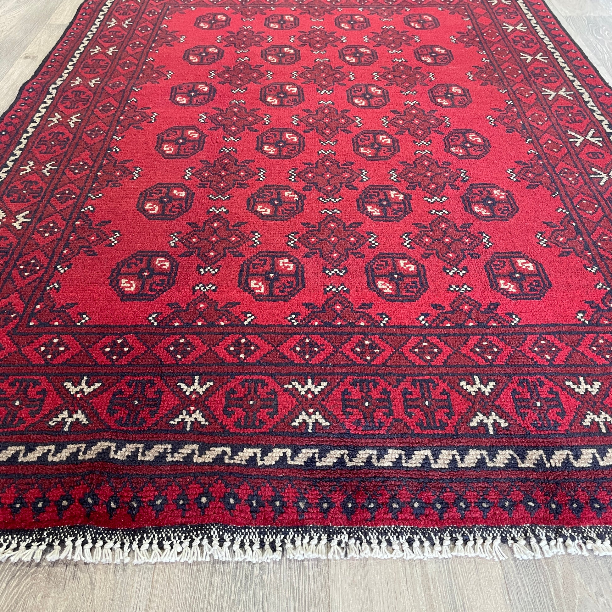 180 x 124 cm | Afghan Aqcha Rug