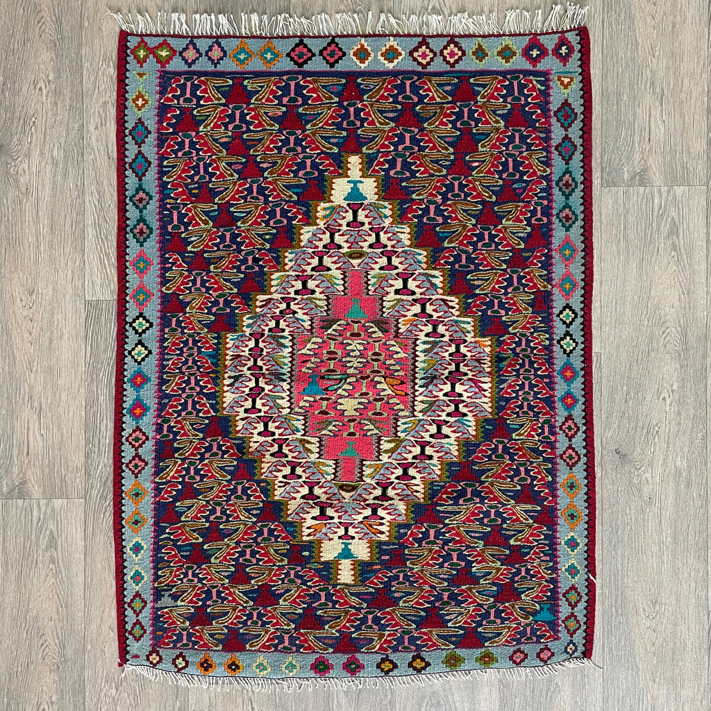 Persian Senneh Kilim Rug