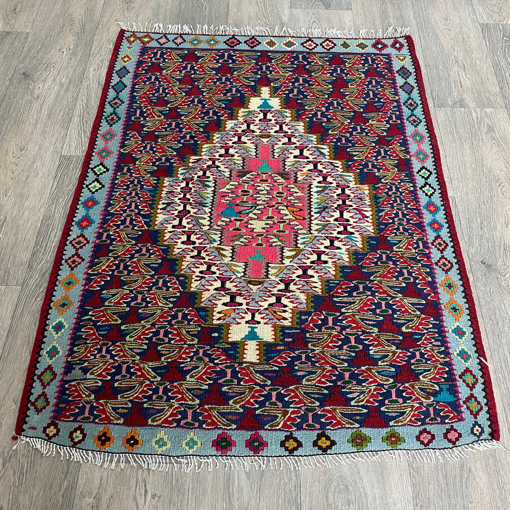 Persian Senneh Kilim Rug
