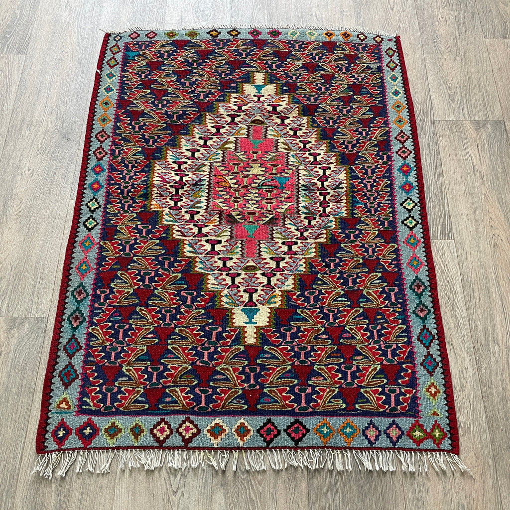 Persian Senneh Kilim Rug