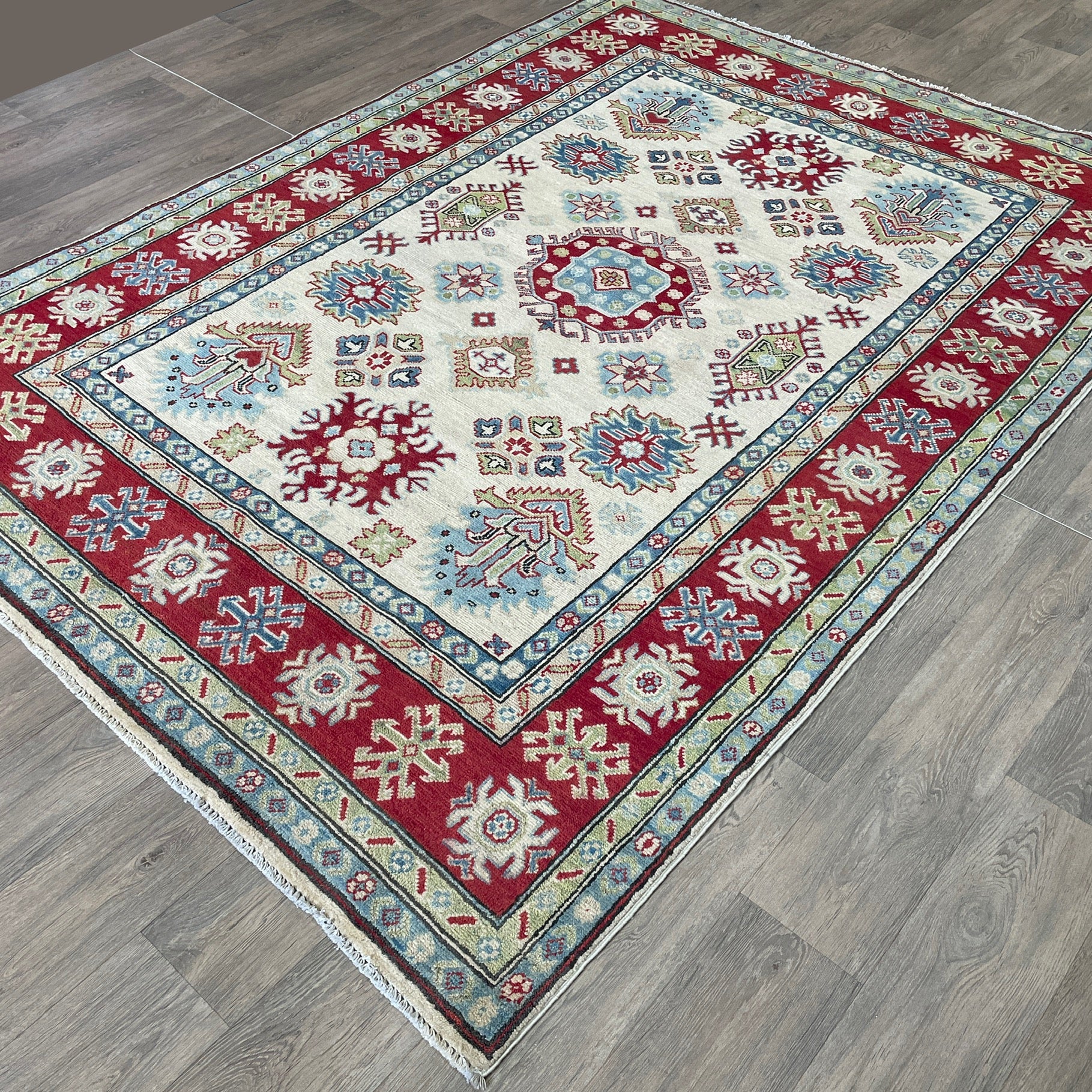 245 x 176 cm | Afghan Kazak Yakash Rug