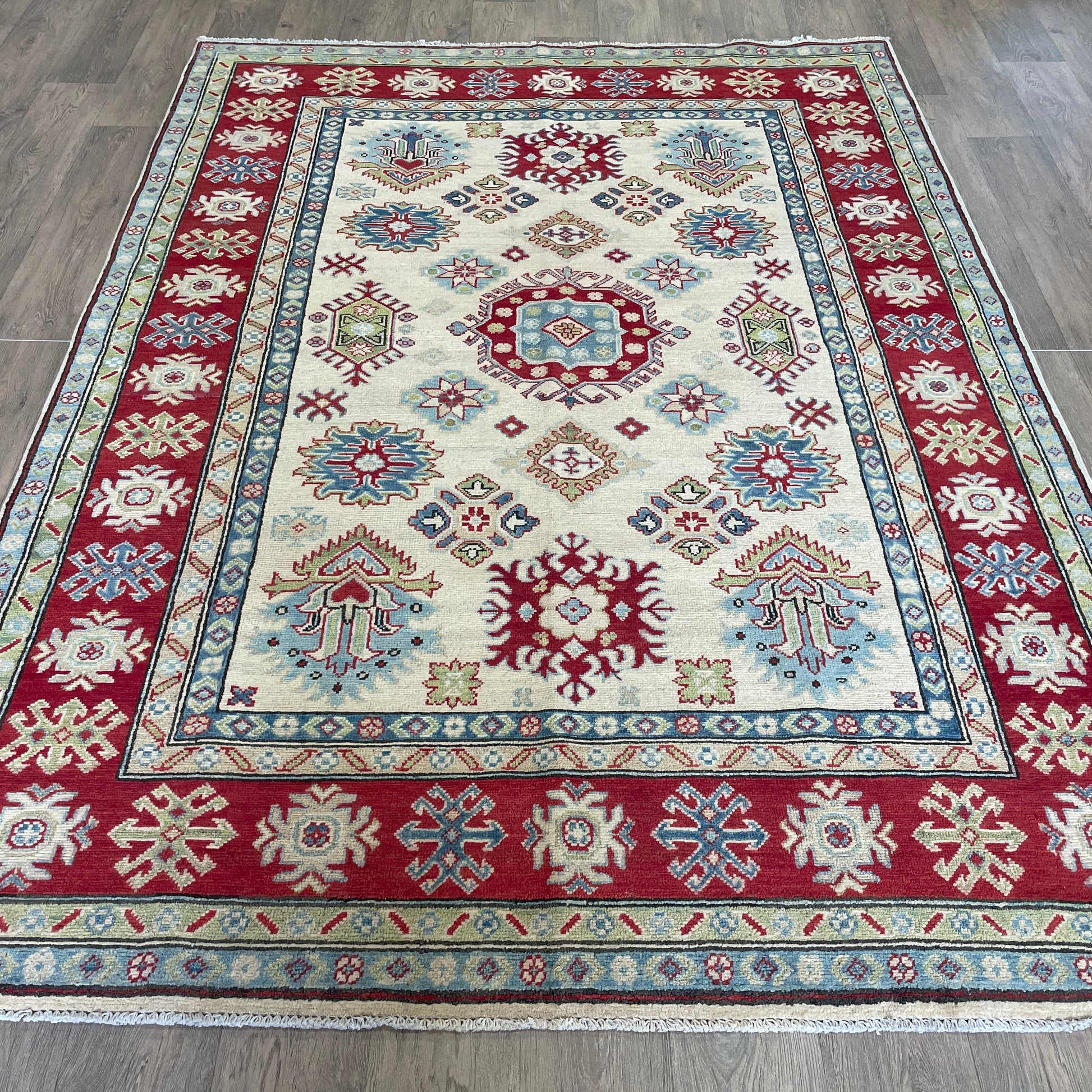 245 x 176 cm | Afghan Kazak Yakash Rug