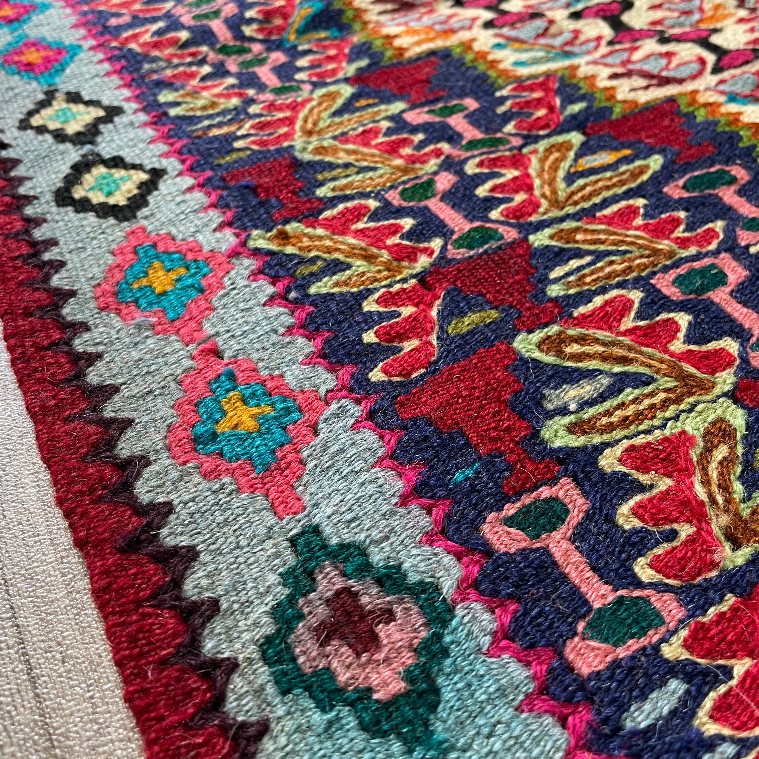 Persian Senneh Kilim Rug