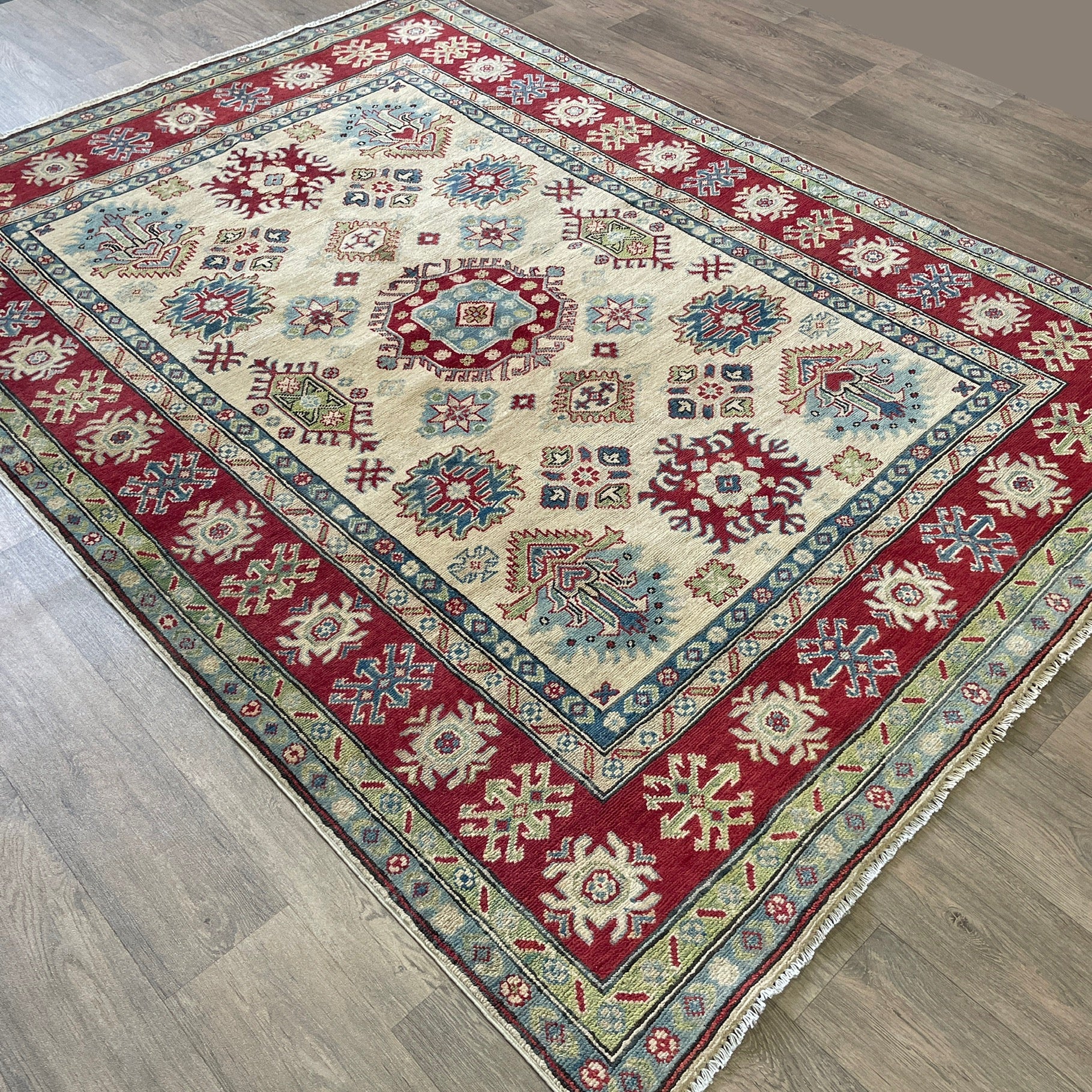 245 x 176 cm | Afghan Kazak Yakash Rug