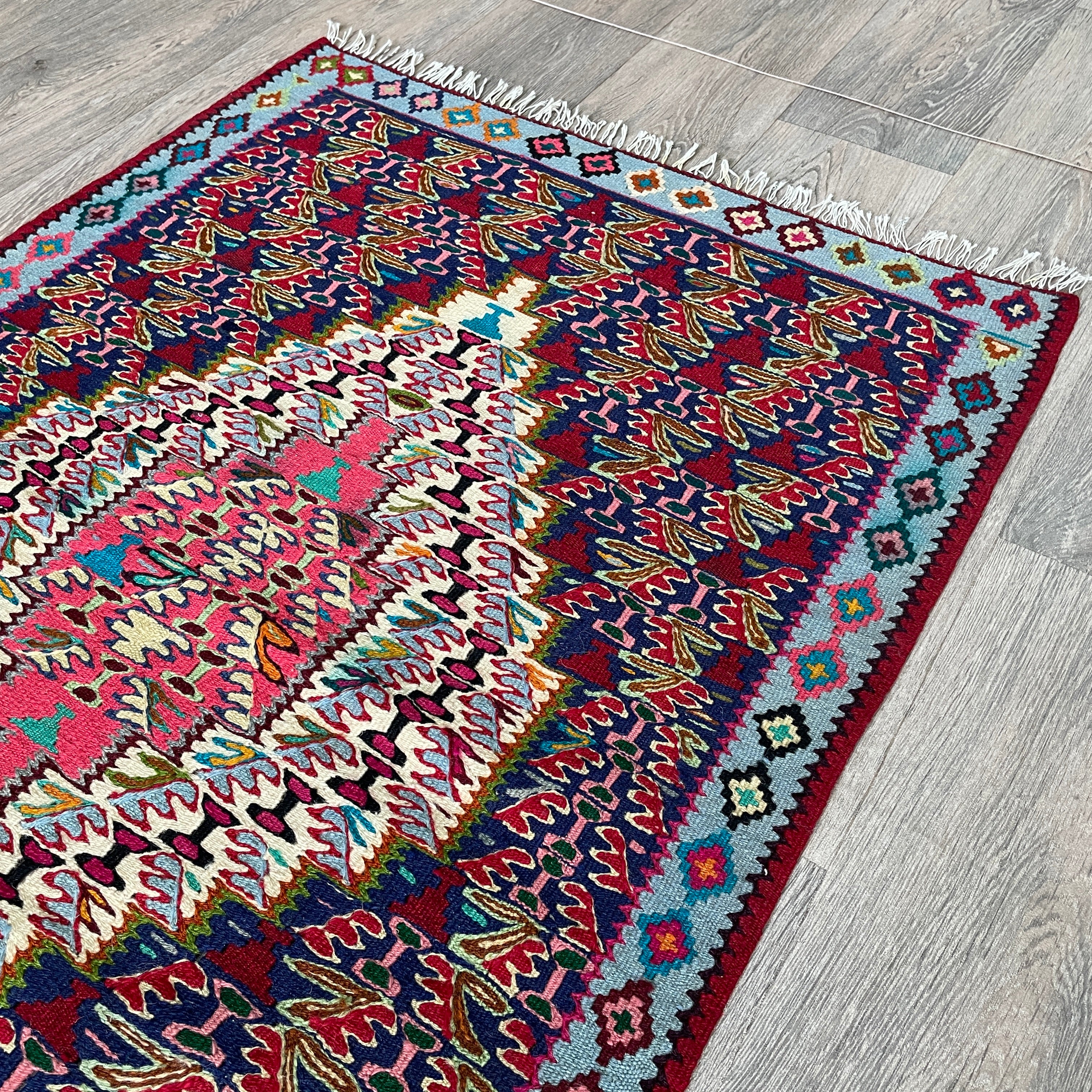Persian Senneh Kilim Rug