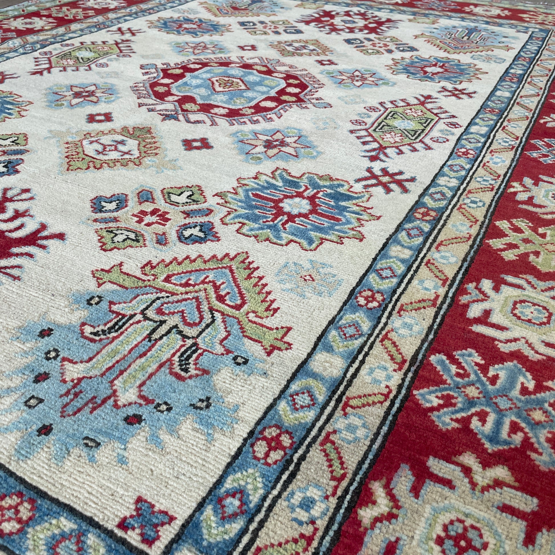 245 x 176 cm | Afghan Kazak Yakash Rug
