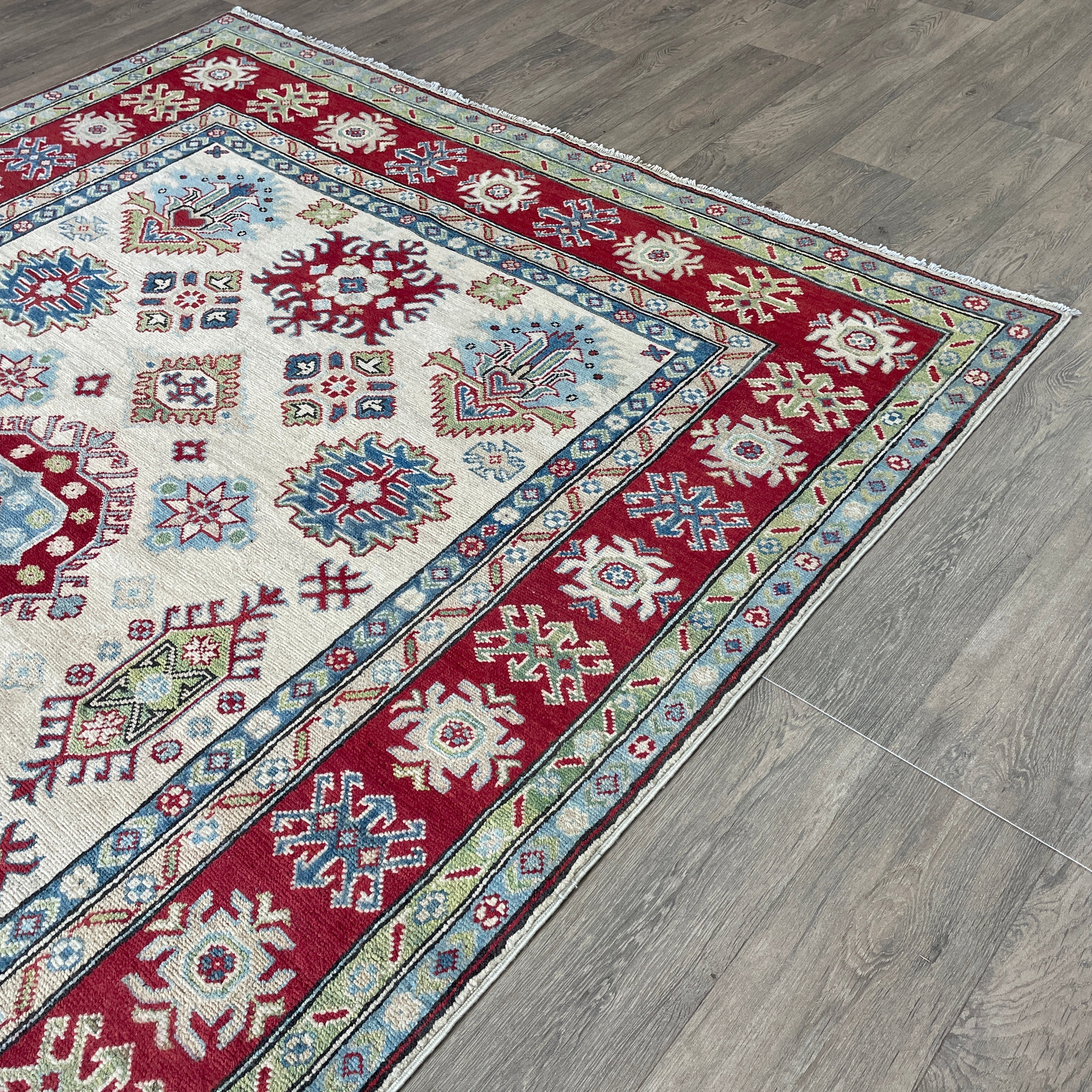 245 x 176 cm | Afghan Kazak Yakash Rug - Khorasan Rugs