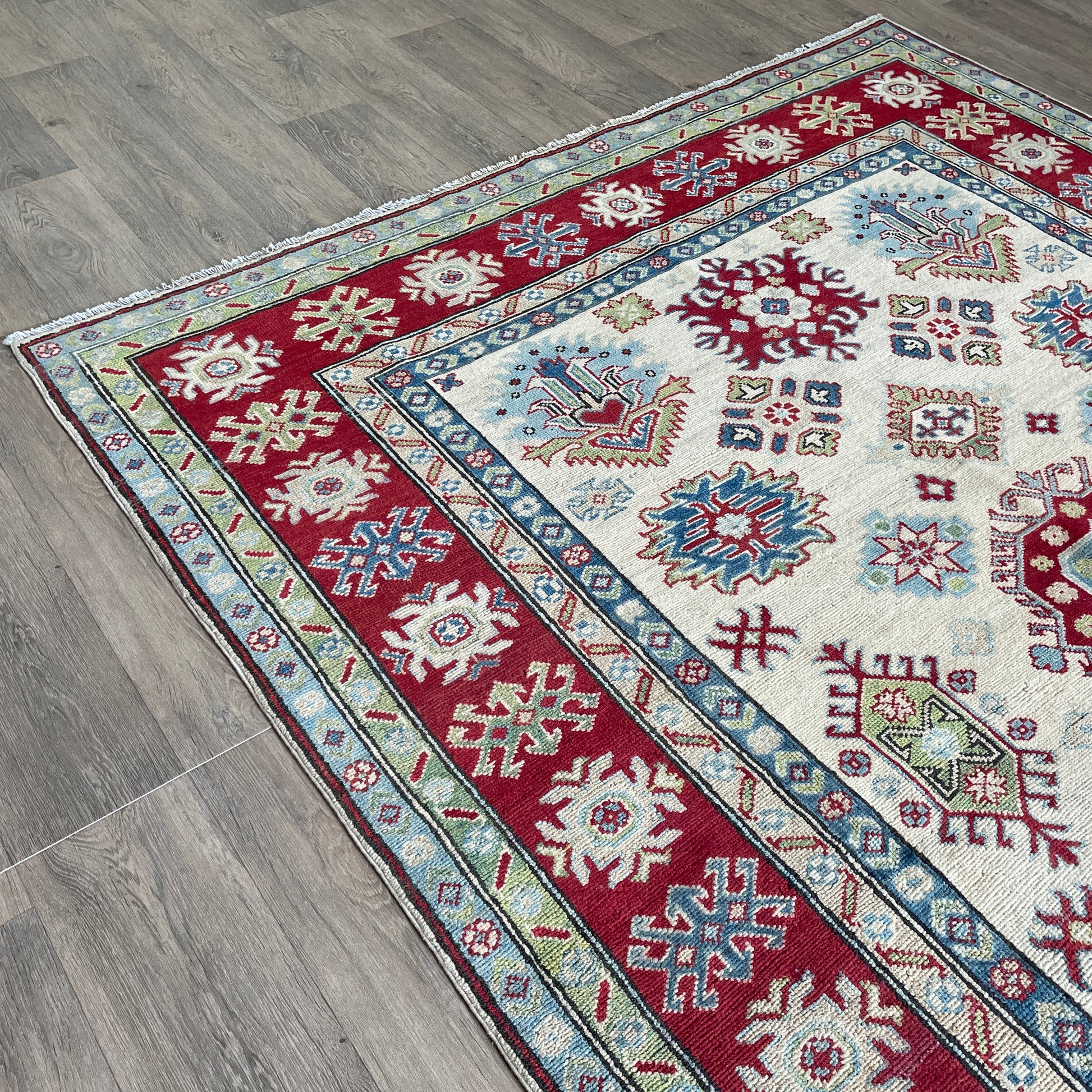 245 x 176 cm | Afghan Kazak Yakash Rug