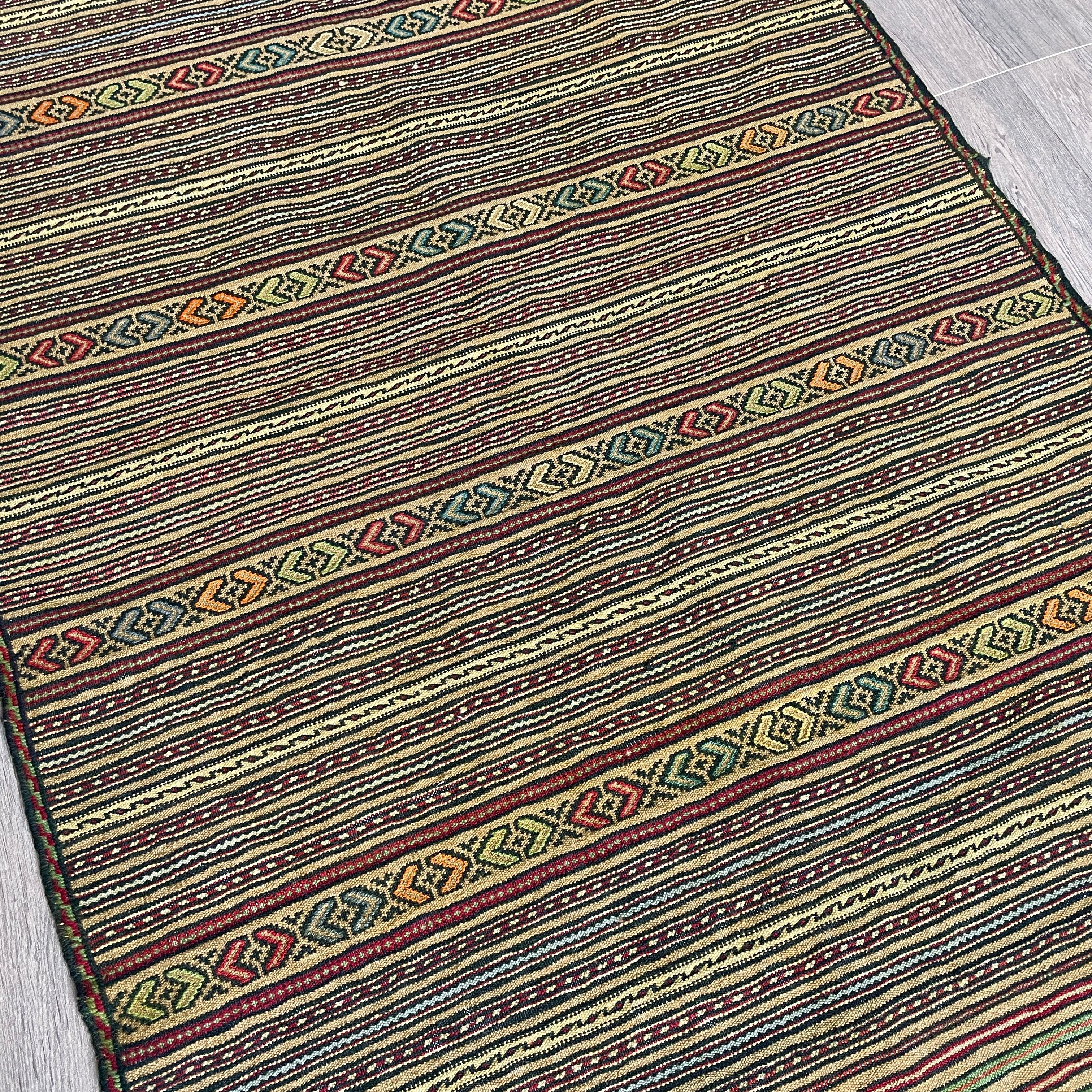 Afghan Jajim Kilim Rug