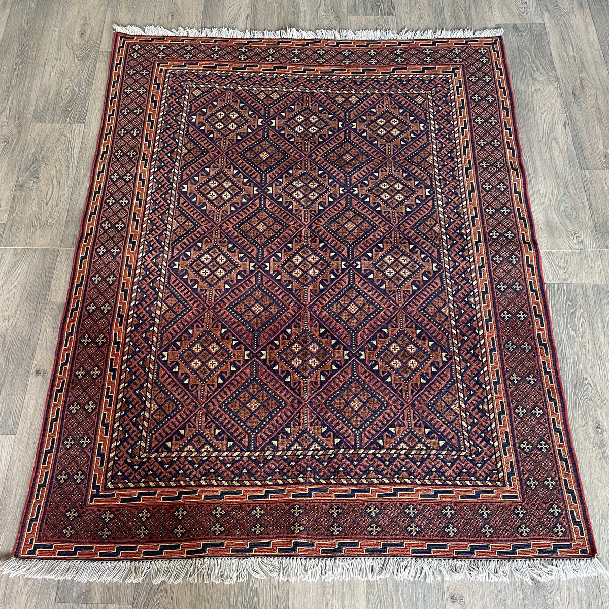 Fine Afghan Mushwani Rug (Belgian Wool)