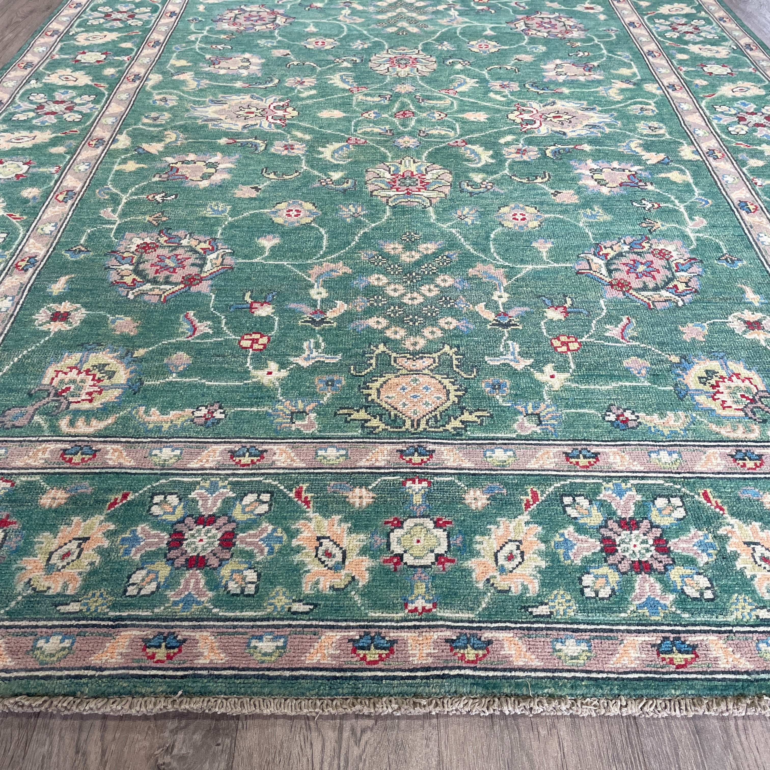 238 x 168 cm | Afghan Ziegler Rug - Khorasan Rugs