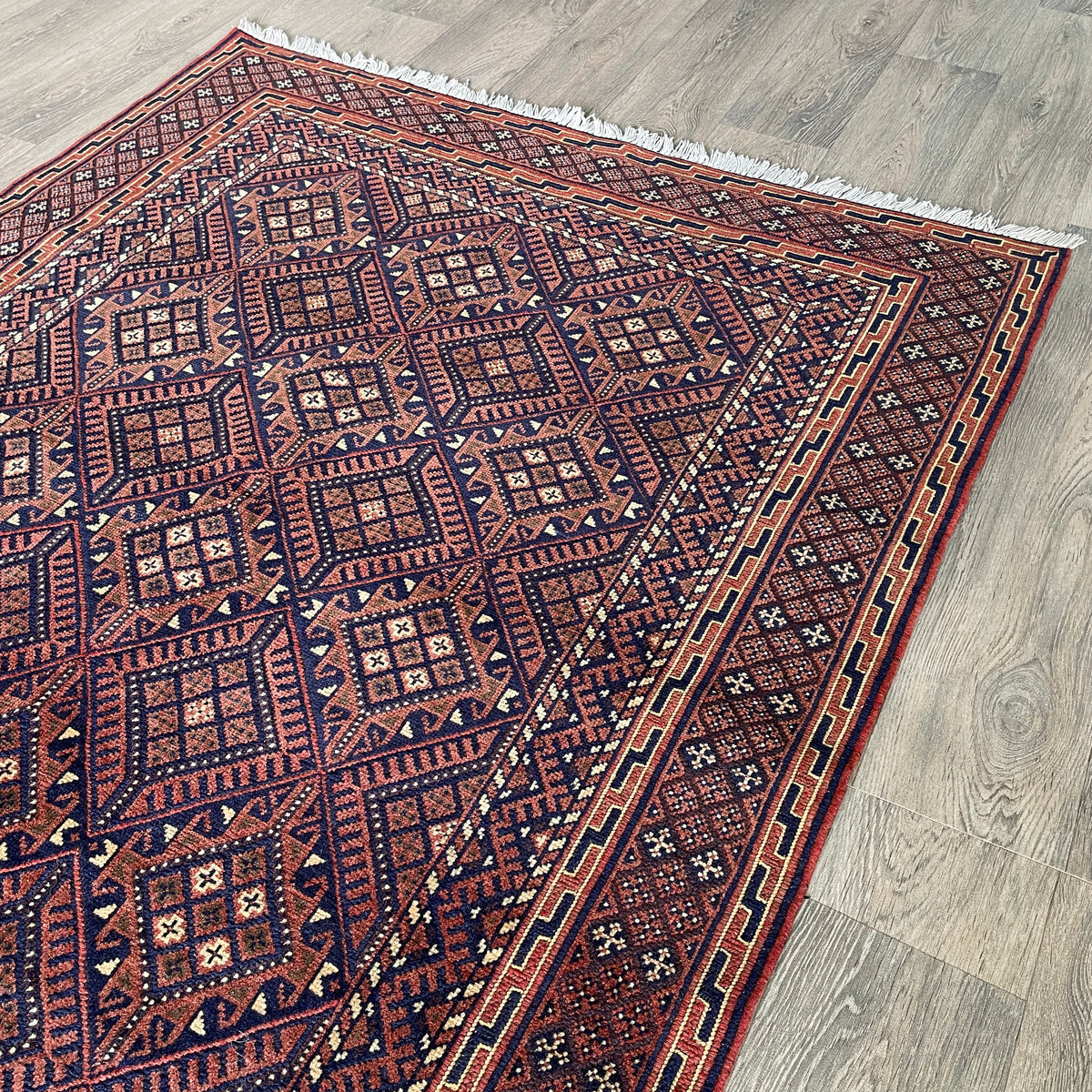 Fine Afghan Mushwani Rug (Belgian Wool)