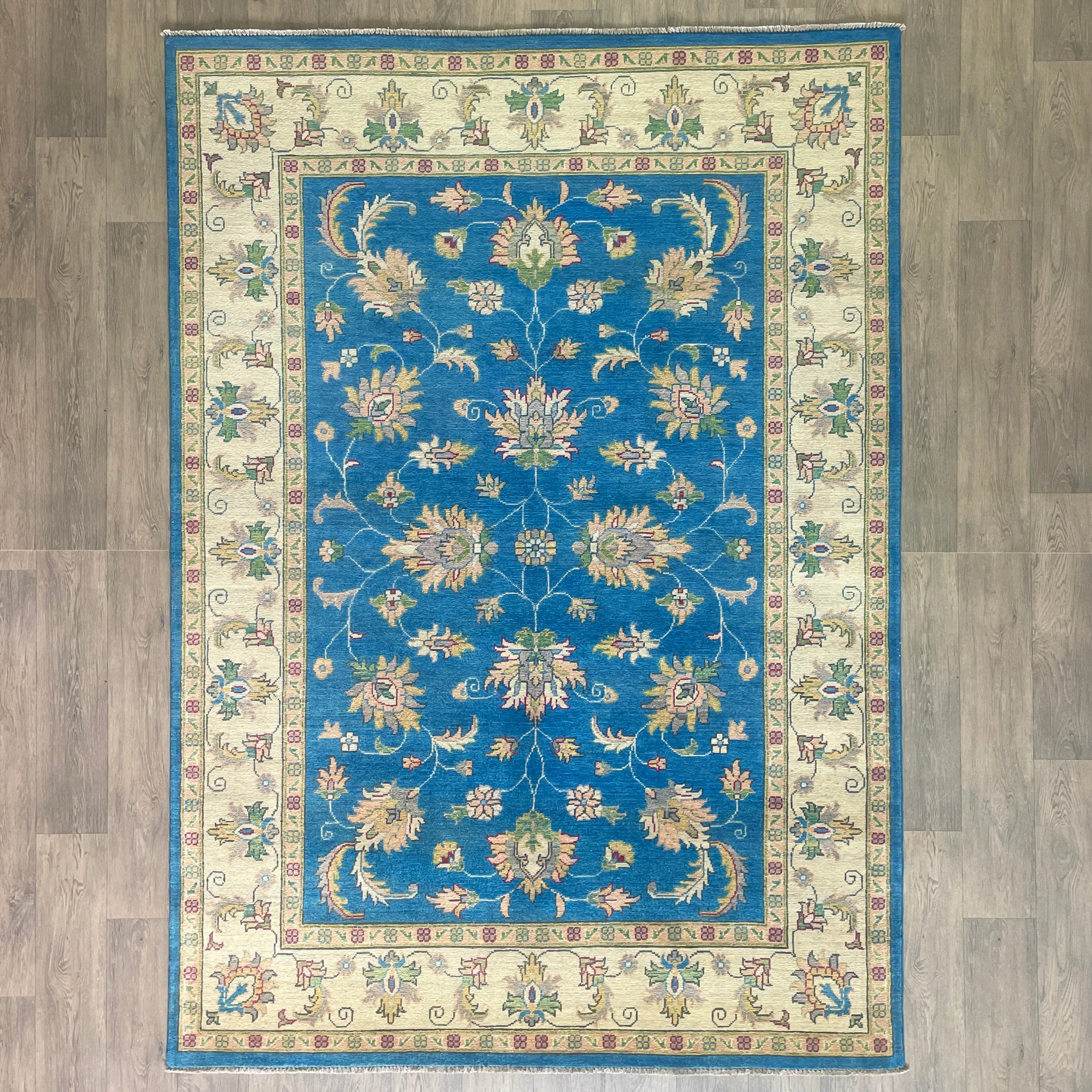 244 x 172 cm | Afghan Ziegler Rug - Khorasan Rugs