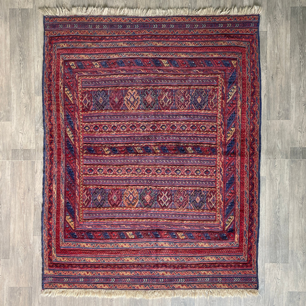 Fine Afghan Mushwani Rug (Belgian Wool)