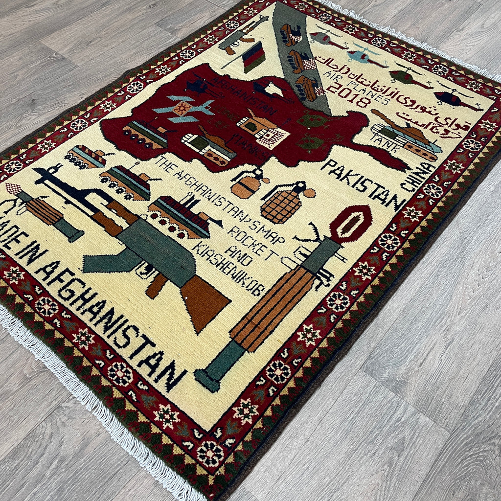 Afghan Soviet War Rug