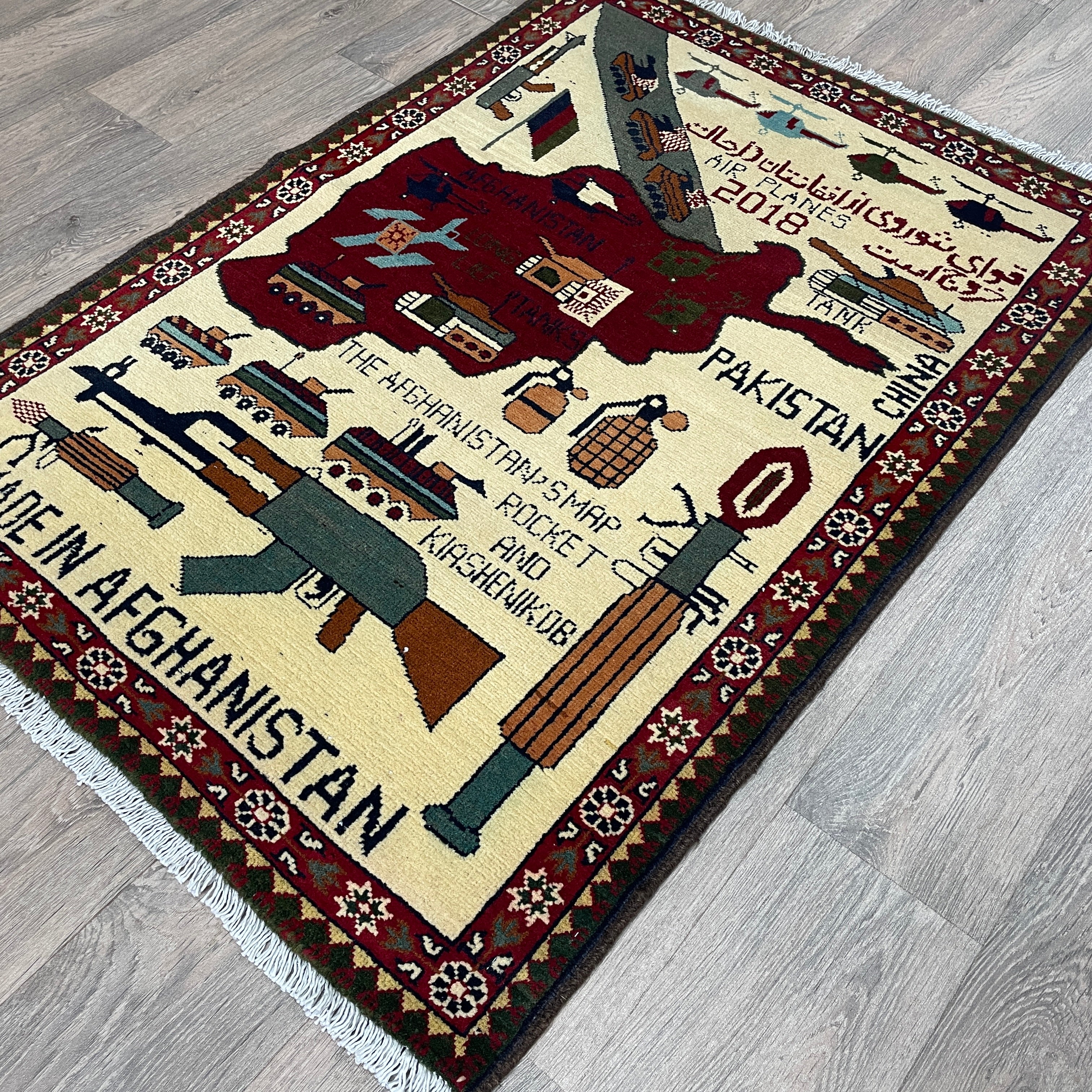 Afghan Soviet War Rug