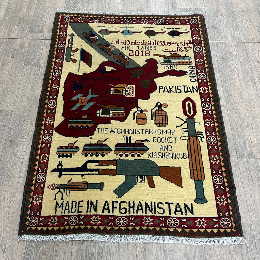 Afghan Soviet War Rug