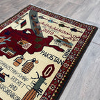 Afghan Soviet War Rug