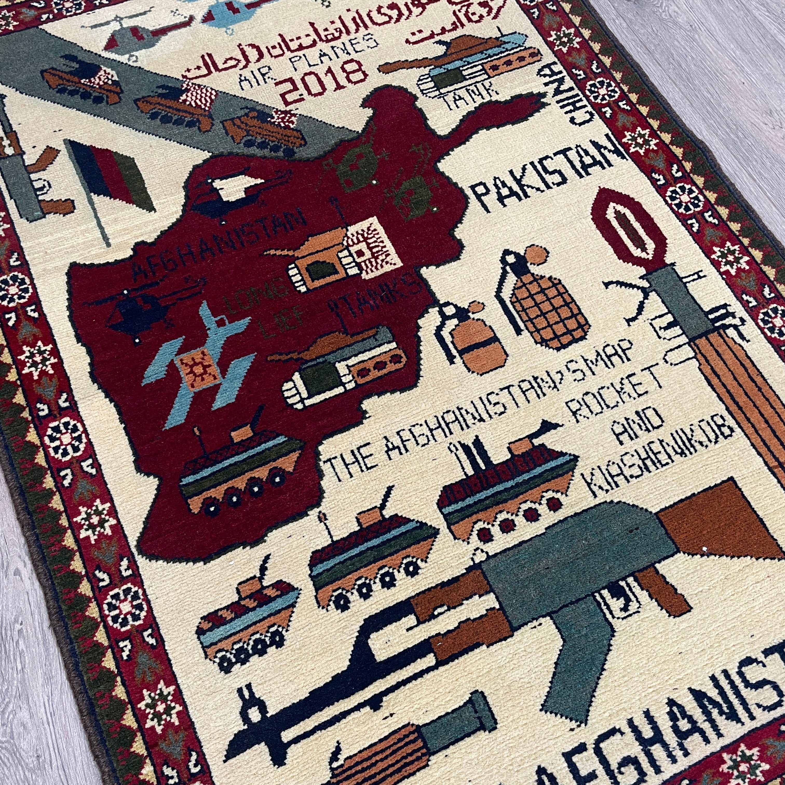 Afghan Soviet War Rug
