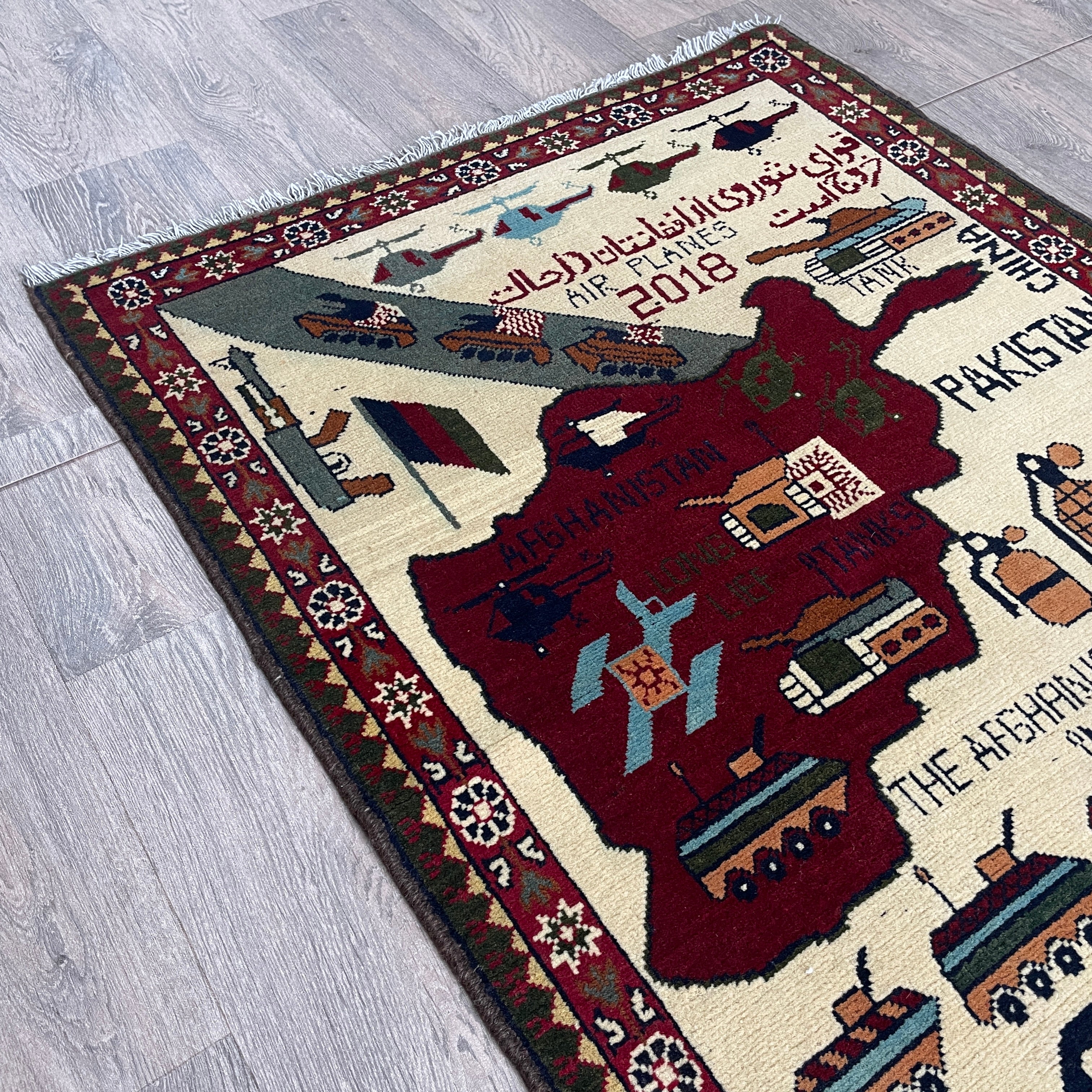 Afghan Soviet War Rug
