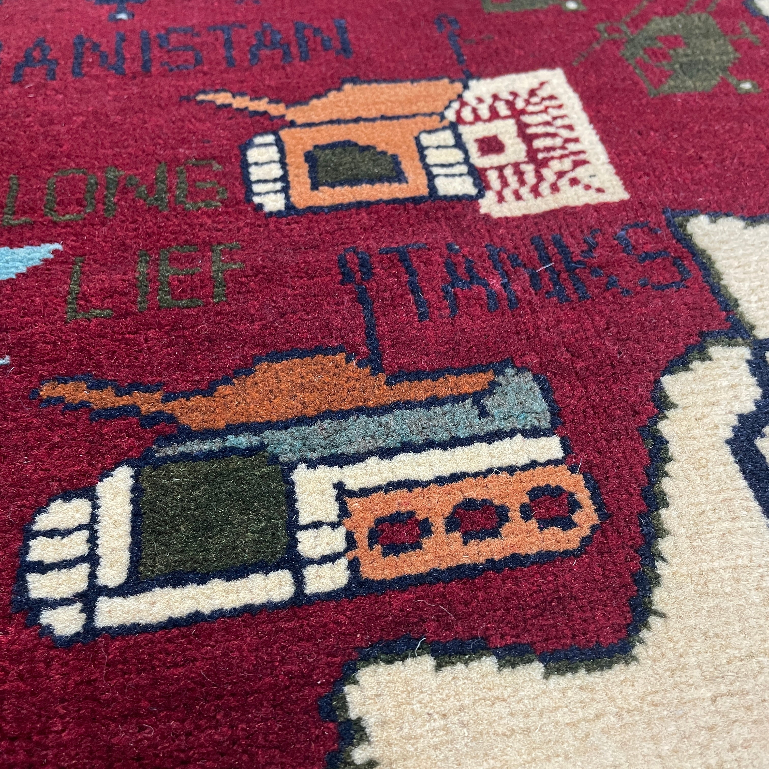 Afghan Soviet War Rug