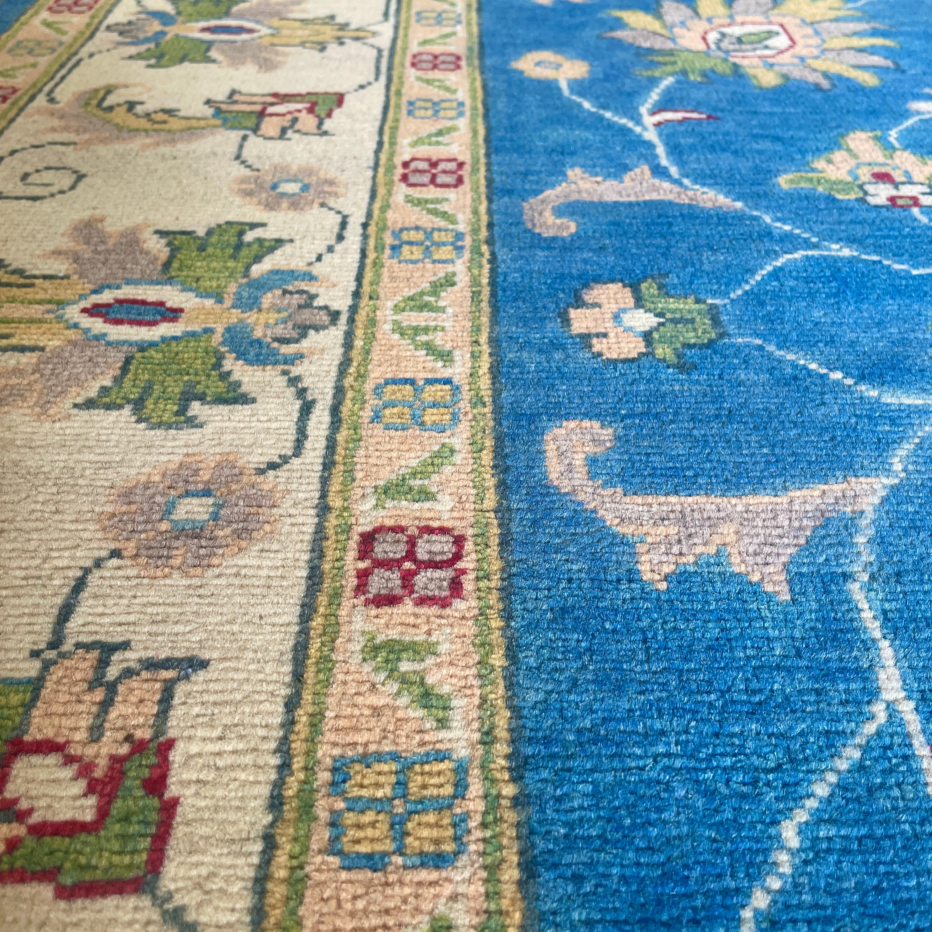 244 x 172 cm | Afghan Ziegler Rug - Khorasan Rugs