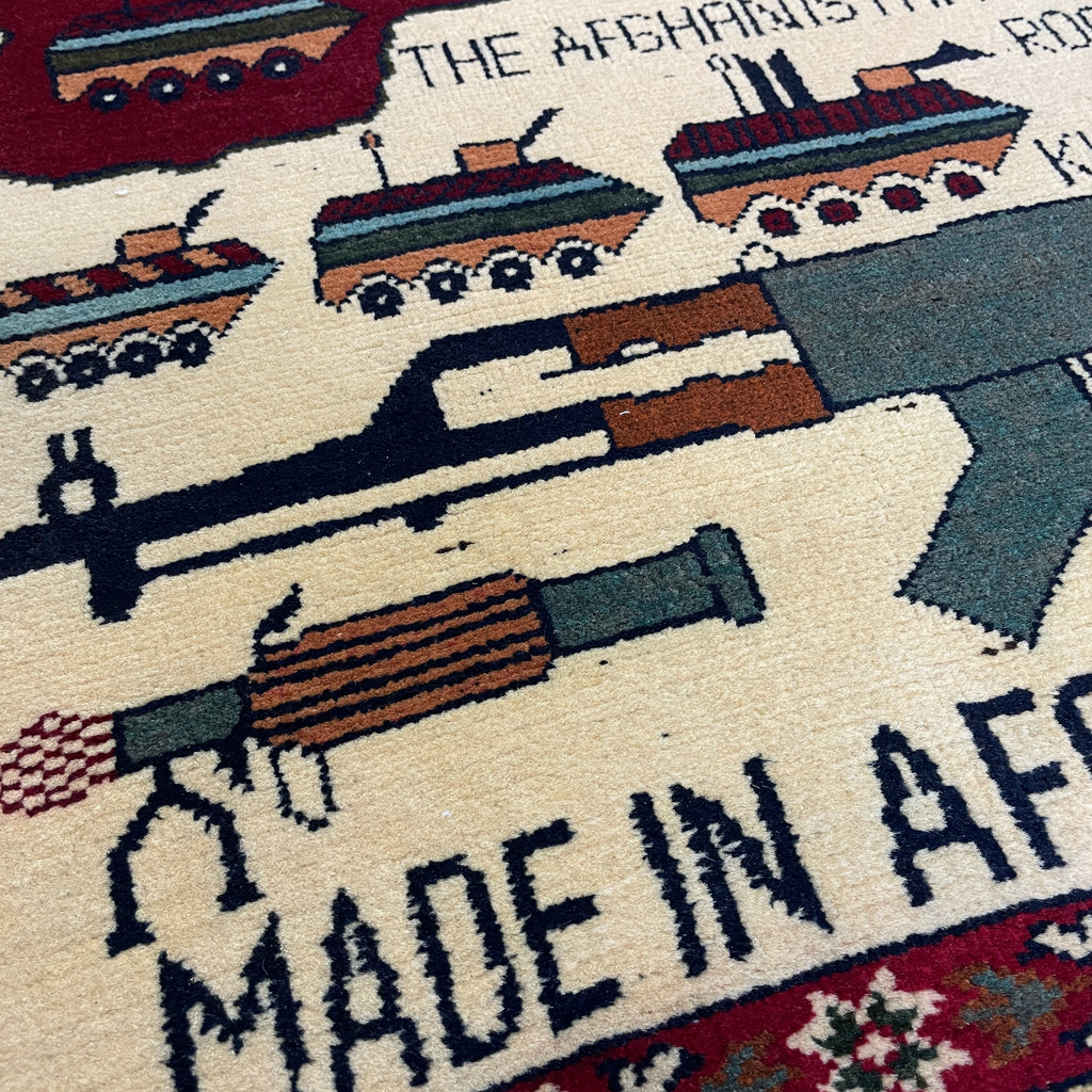 Afghan Soviet War Rug