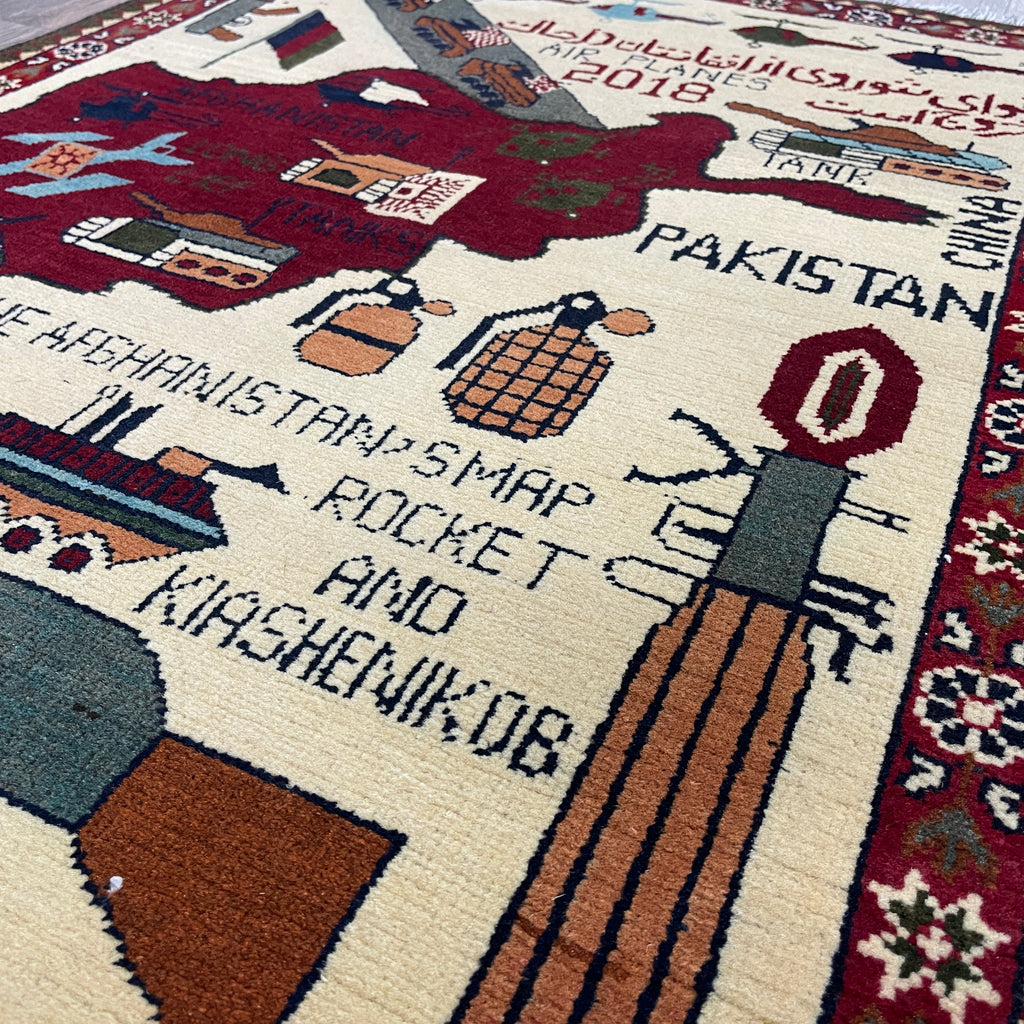 Afghan Soviet War Rug